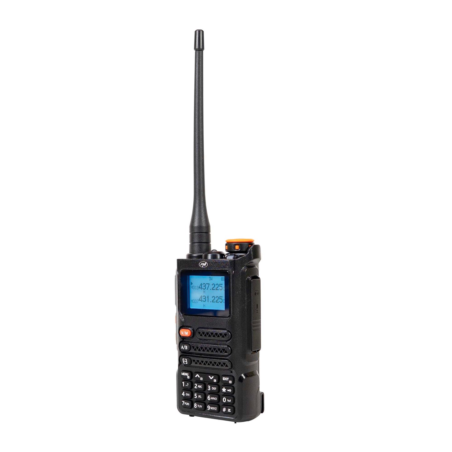 Statie radio portabila VHF/UHF PNI P16UV 999 canale, dual band TX si 6 benzi RX, transmisie VOX, Scan, Radio FM, canale meteo, Li-Ion 2600 mAh