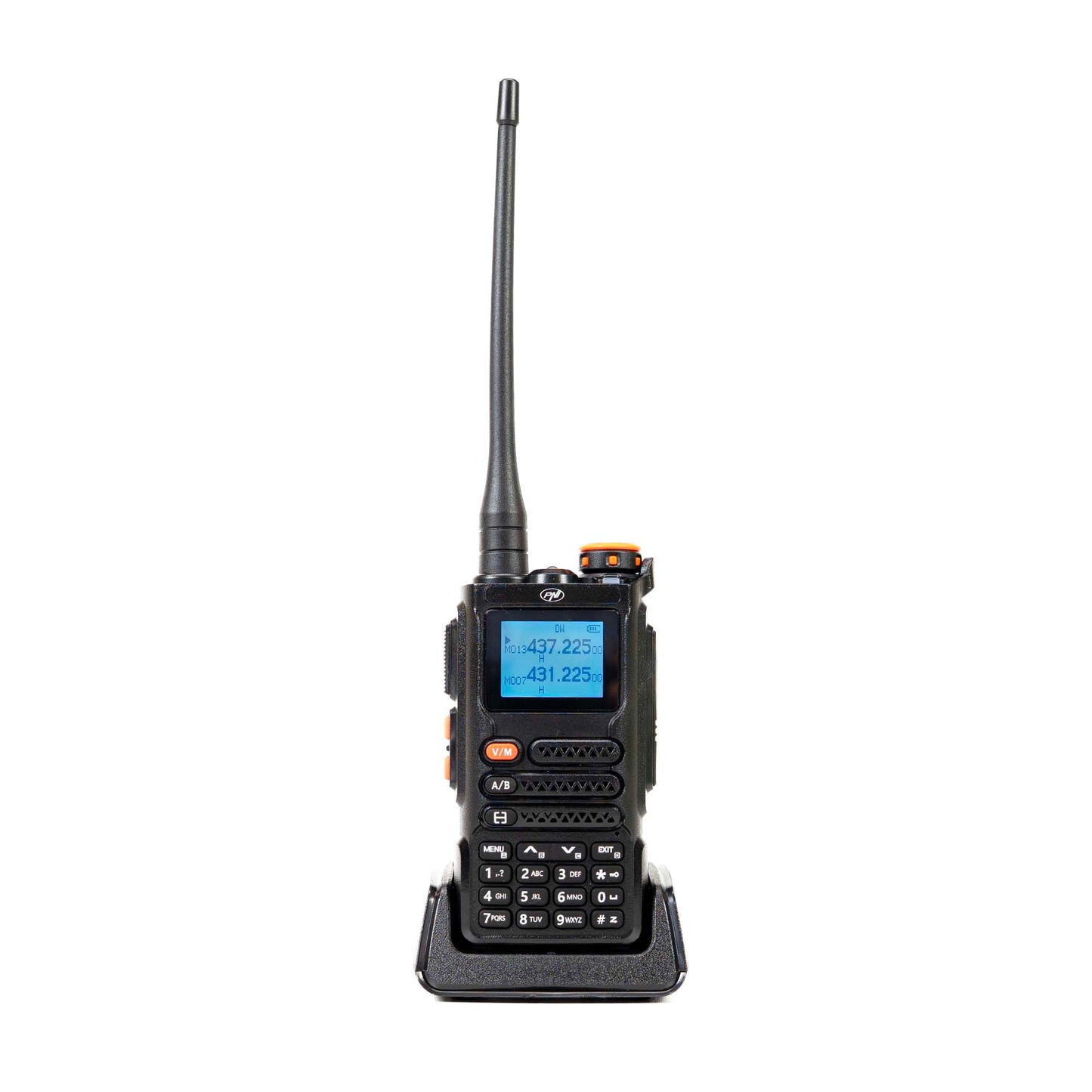 Statie radio portabila VHF/UHF PNI P16UV 999 canale, dual band TX si 6 benzi RX, transmisie VOX, Scan, Radio FM, canale meteo, Li-Ion 2600 mAh