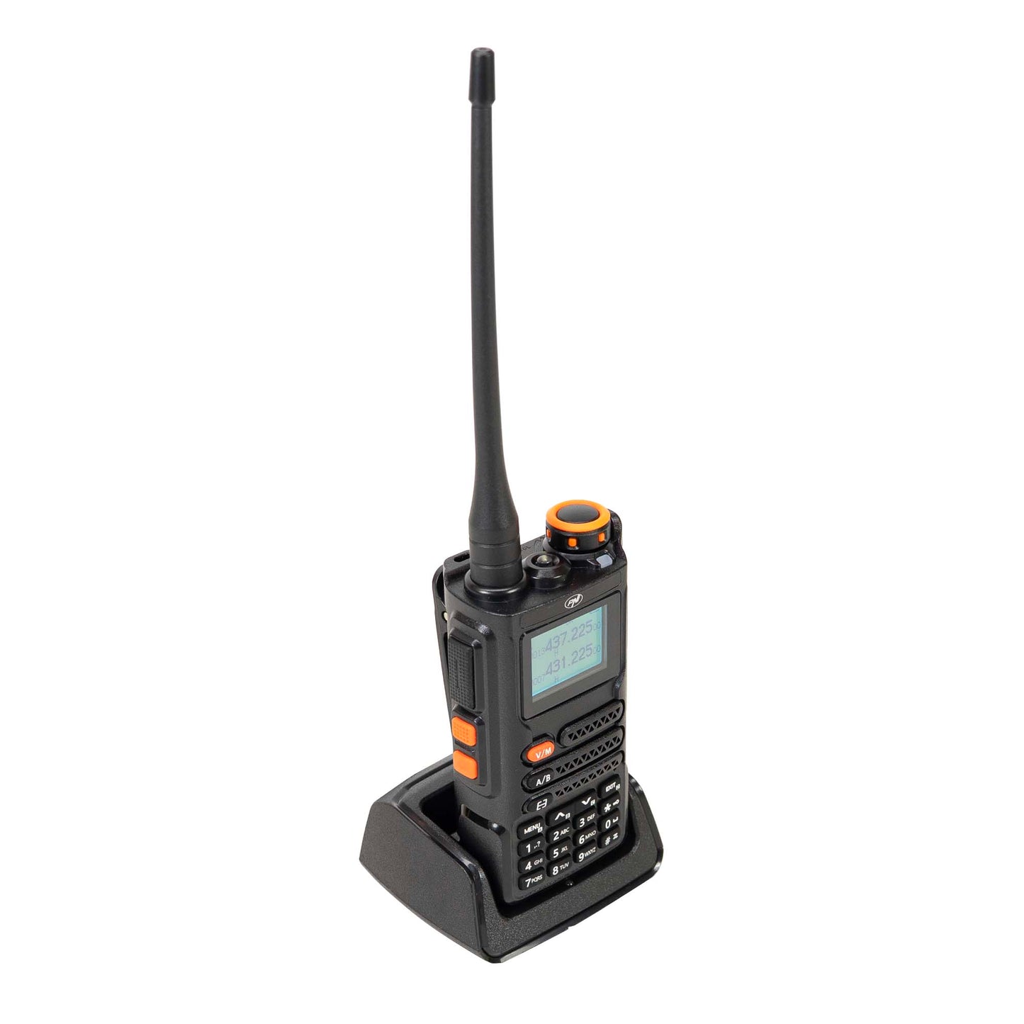 Statie radio portabila VHF/UHF PNI P16UV 999 canale, dual band TX si 6 benzi RX, transmisie VOX, Scan, Radio FM, canale meteo, Li-Ion 2600 mAh