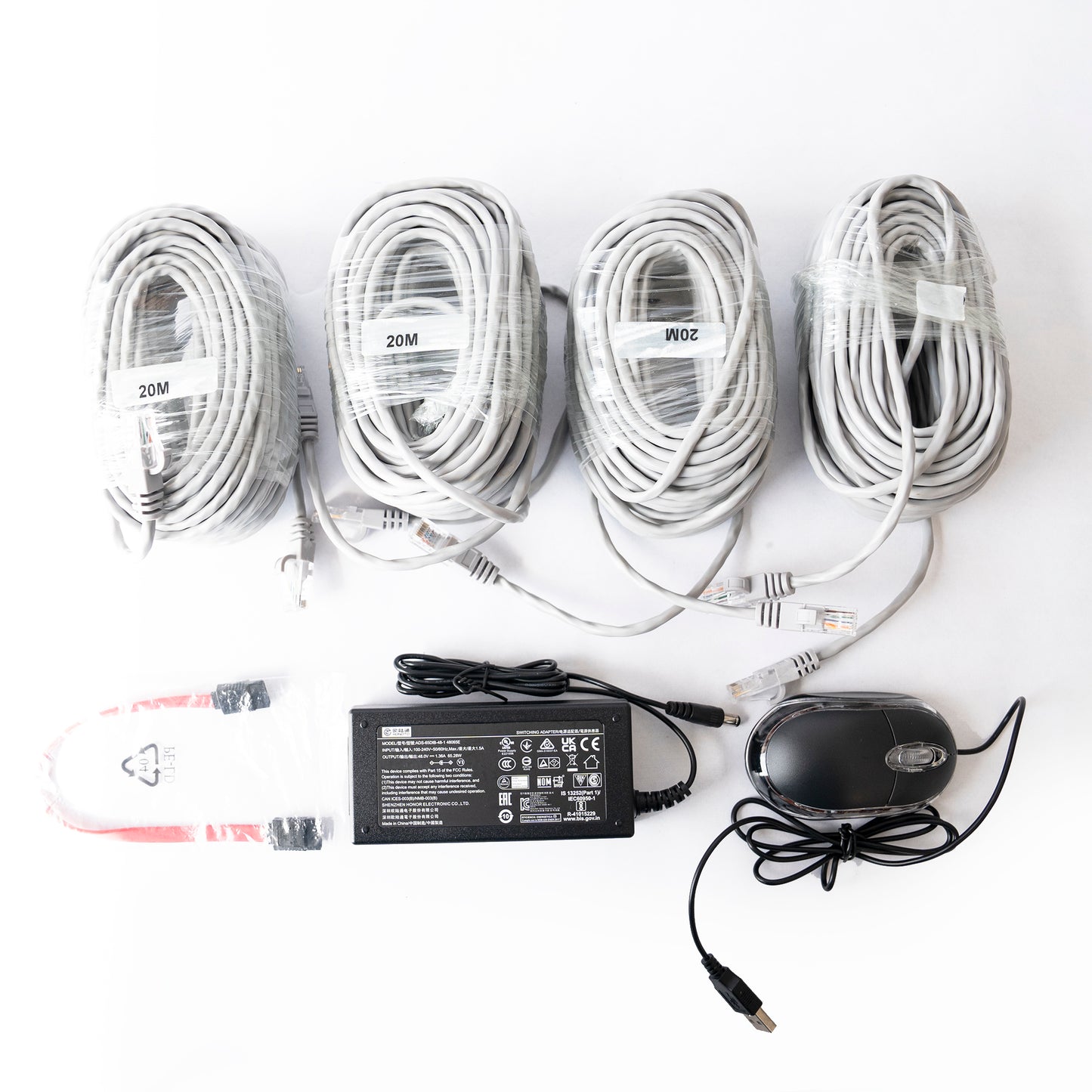 Kit supraveghere video PNI House IPMAX POE22S, NVR si 4 camere bullet cu 4MP