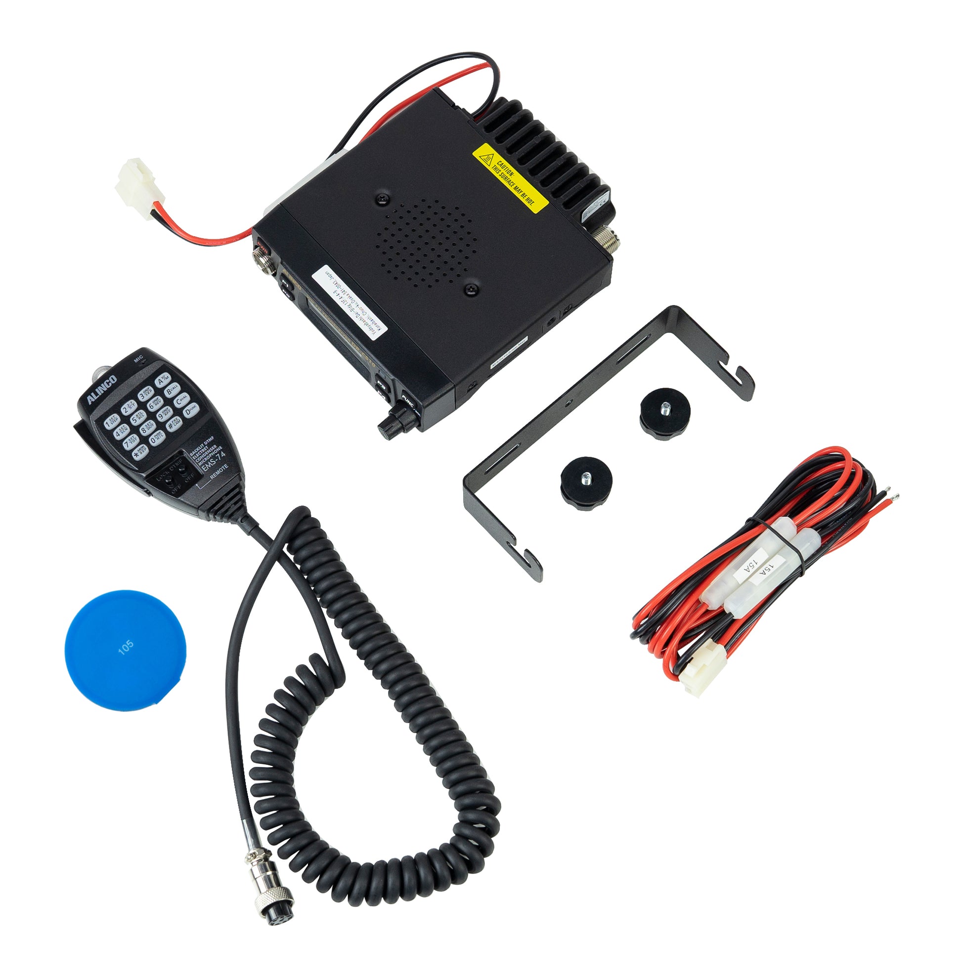 Kit Statie radio VHF PNI Alinco DR-CS-10 136-174MHz, 200 canale, DMTF, 13.8V + Cadou Sticky Pad Blue