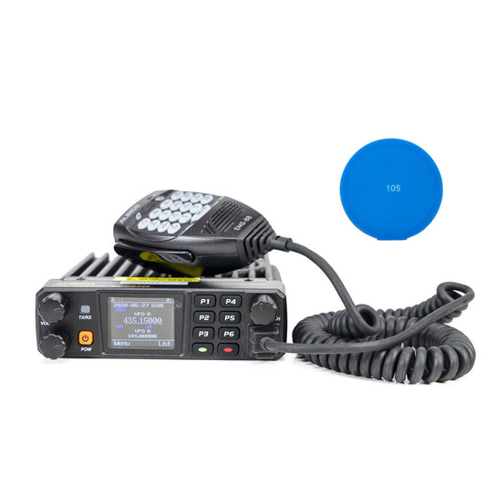 Kit Statie radio VHF/UHF PNI Alinco DR-MD-520E dual band 144-146MHz/430-440MHz, cu functie GPS, 4000 canale, analogic si digital + Cadou Sticky Pad Blue