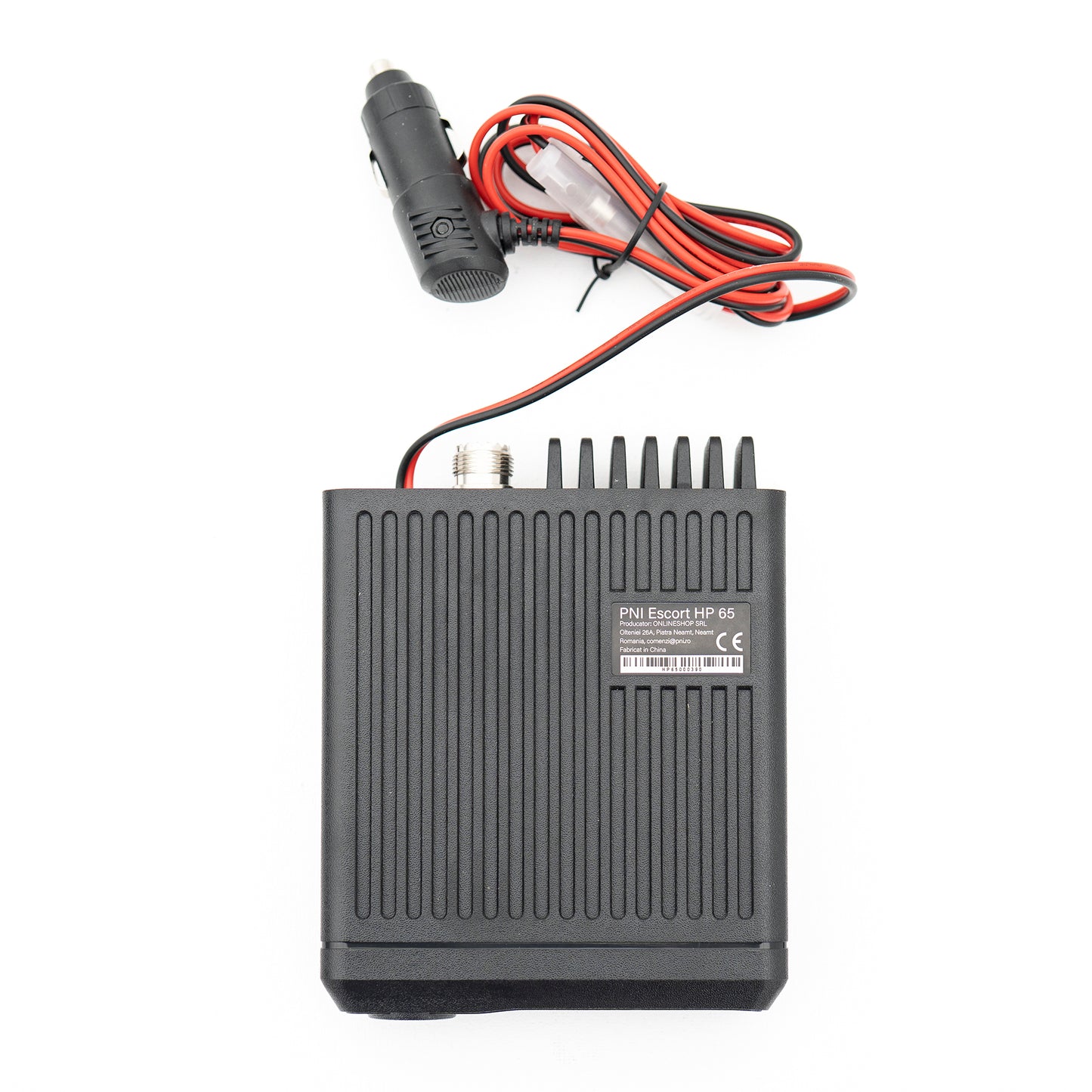 Statie radio CB PNI Escort HP 65 ASQ, multi-norma, Noise Blanker, ASQ, SQ reglabil, 12 V - 24 V, mufa de bricheta inclusa