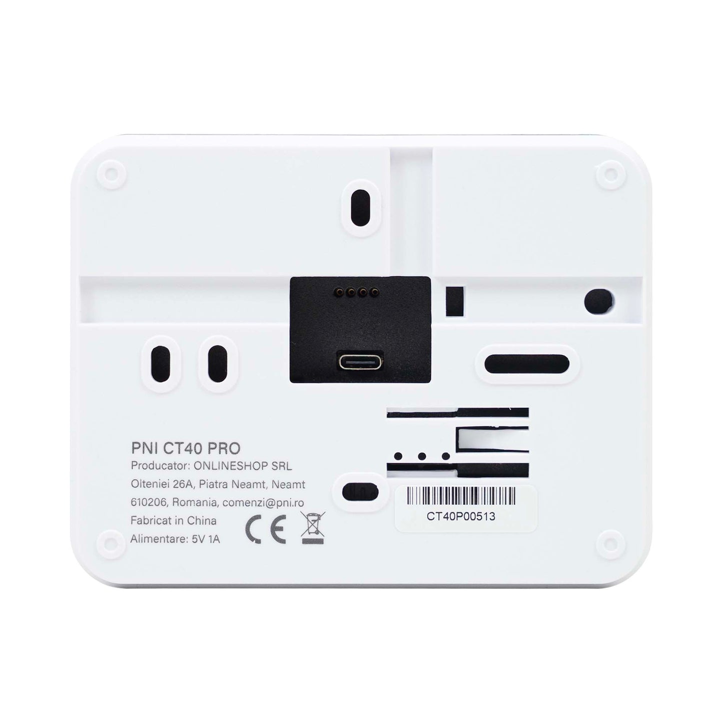 Termostat inteligent PNI CT40 PRO fara fir, cu WiFi, pentru centrale termice, 4 programe zilnice, mod manual, mod economic, control prin Tuya Smart