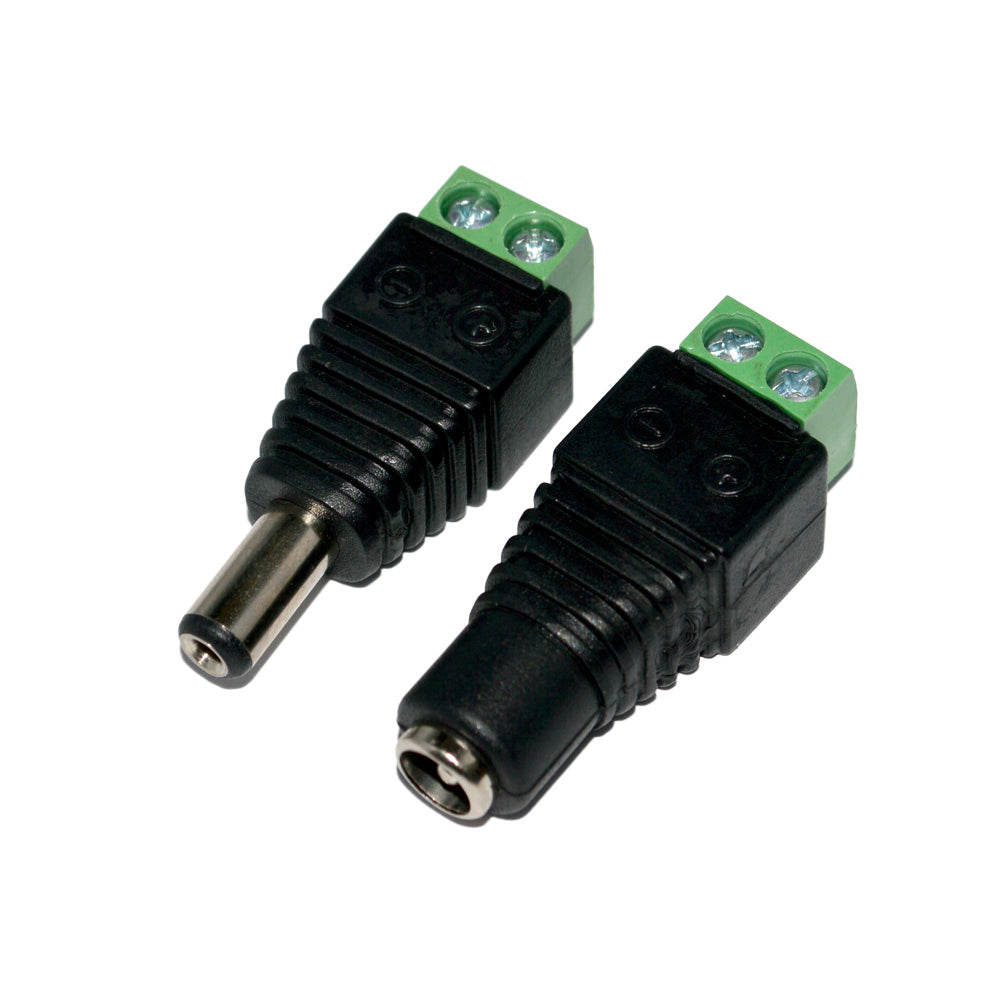Set cu 10bc Mufe alimentare mama/tata PNI M02 pentru sisteme de supraveghere