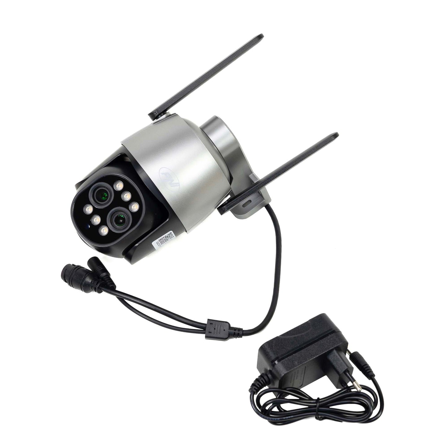 Camera supraveghere video PNI House IP574 cu Wi-Fi, PTZ, dual lens 4MP + 4MP, zoom optic 10X, IP65