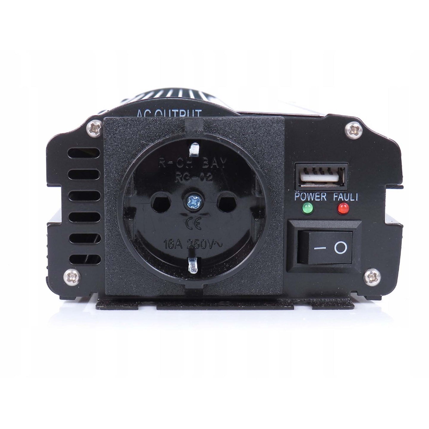 Invertor de tensiune PNI Bass BP-5009 alimentare 12V, iesire 230V, sinus pur, negru