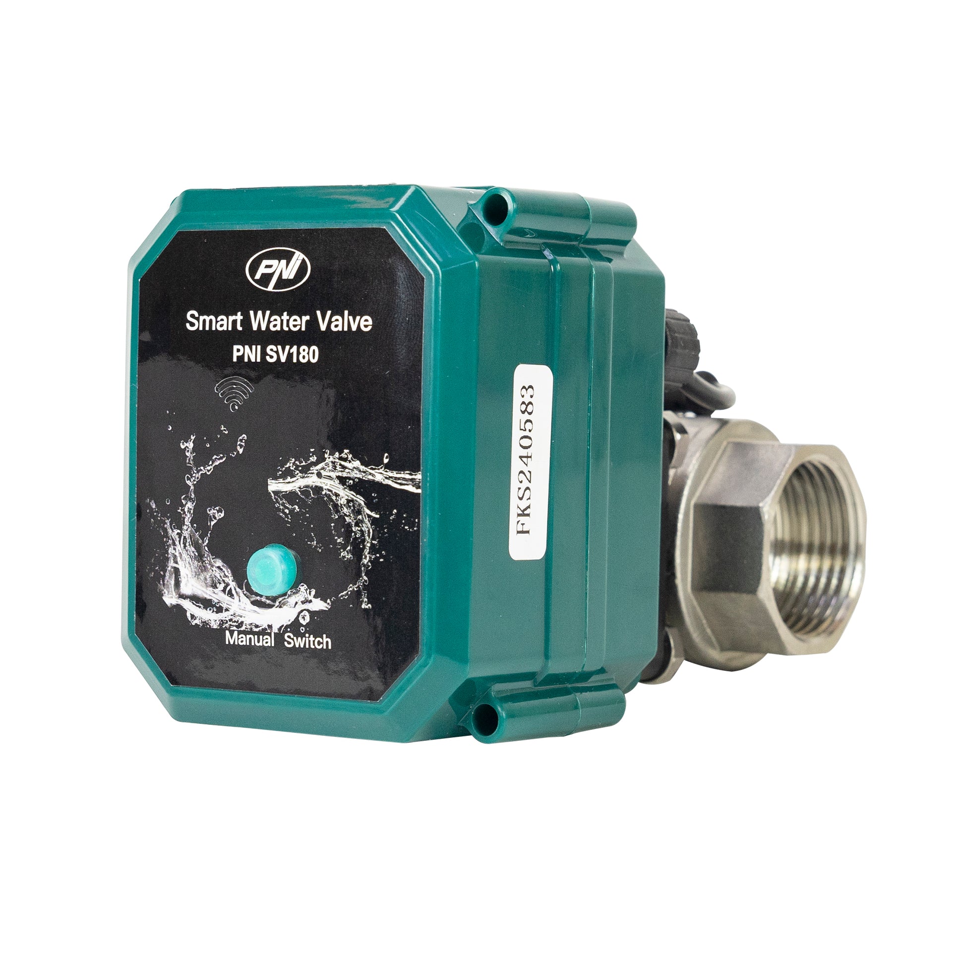 Kit anti-inundatie Valva inteligenta pentru apa PNI SV180 conectivitate Wi-Fi + Detector inundatie inteligent PNI Safe House HS530
