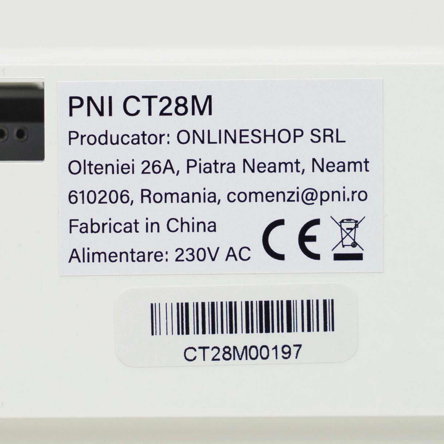 Modul de control PNI CT28M cu 8 zone, pentru electrovane, actuatoare termice incalzire in pardoseala