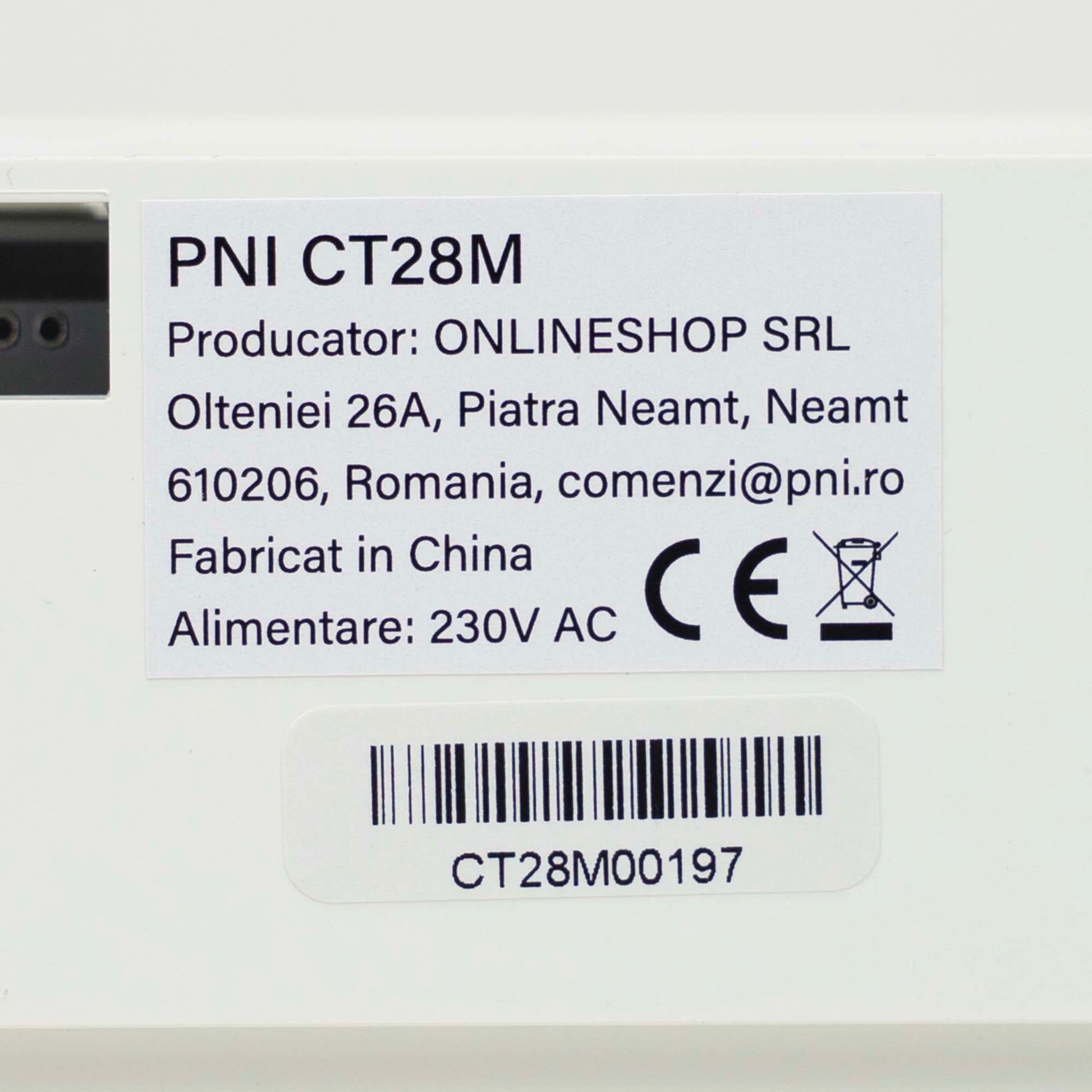 Modul de control PNI CT28M cu 8 zone, pentru electrovane, actuatoare termice incalzire in pardoseala