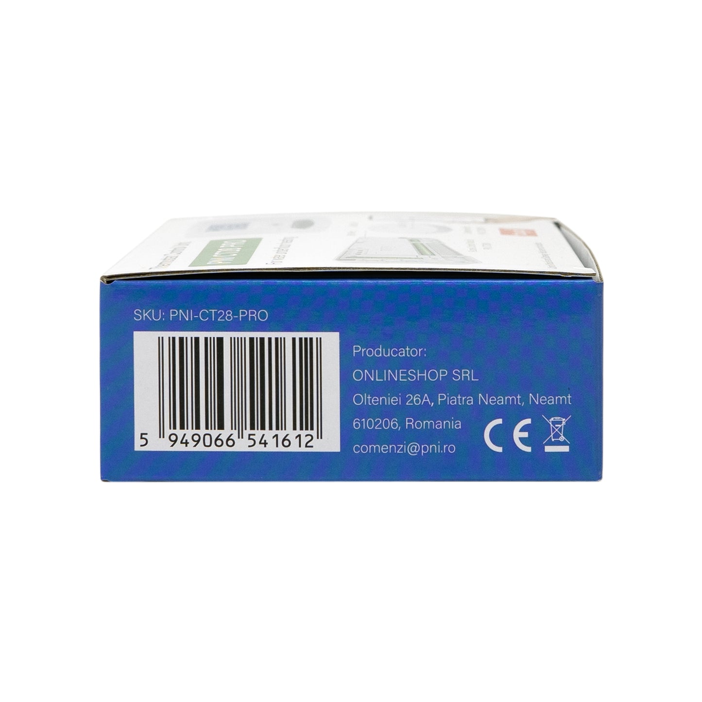 Unitate comanda termostat PNI CT28 PRO fara fir, pentru incalzire in pardoseala compatibil cu Modul de control electrovane PNI CT28M si cu Hub PNI CT28WIFI pentru control din aplicatia Tuya Smart