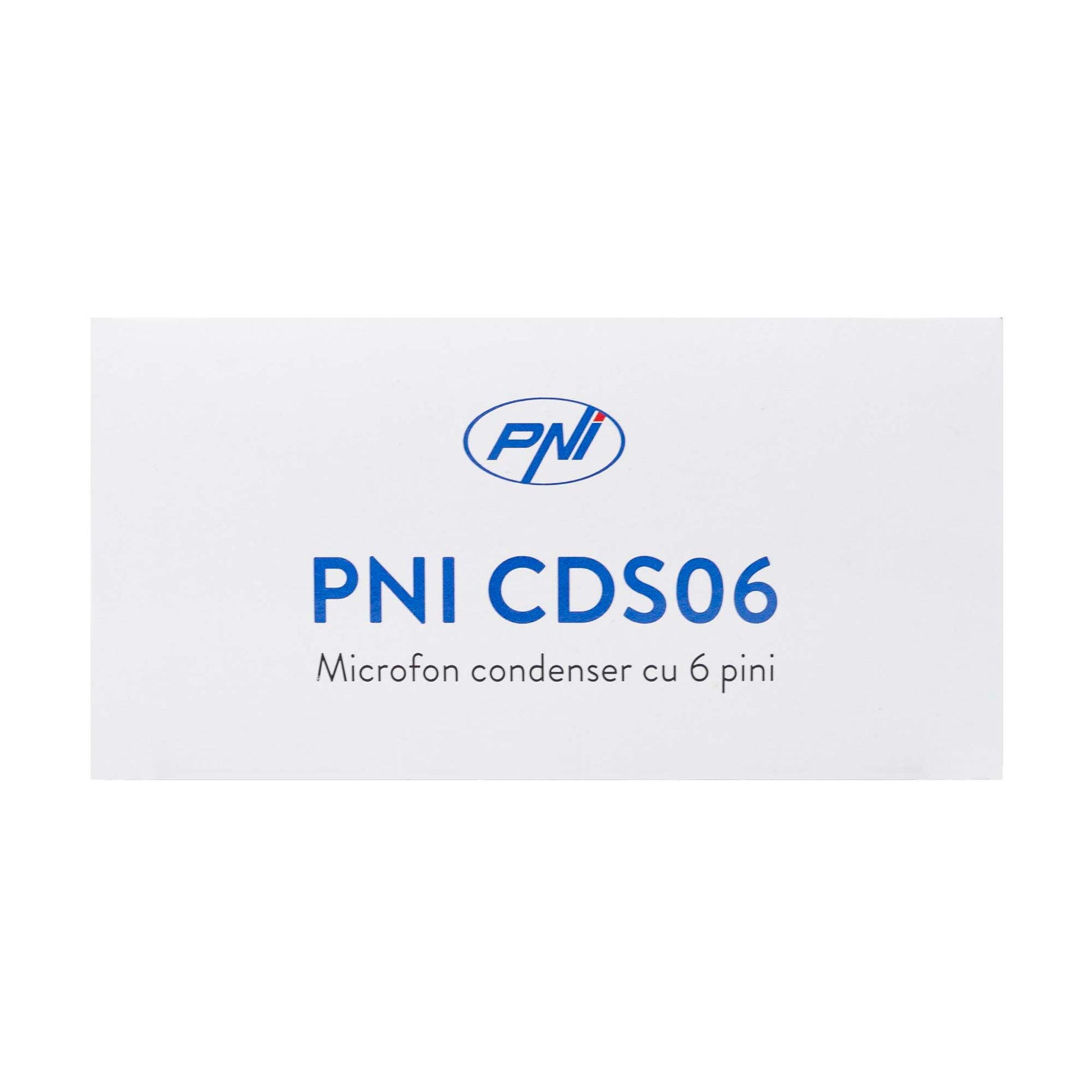 Microfon PNI CDS06 tip condenser cu 6 pini pentru statie radio CB, compatibil cu statii CB President, Midland, Albrecht
