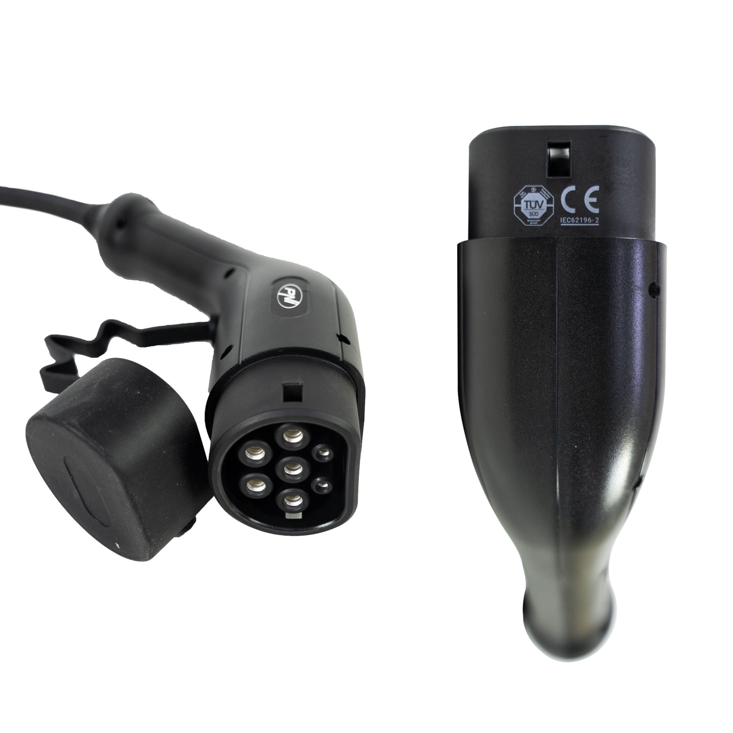 Statie de incarcare PNI KW22 32A, 22KW, pentru masini electrice, 85V - 415V, trifazat, cablu Type 2 cu 7 pini, ecran 3.5 inch, cu Bluetooth, control din aplicatie, activare incarcare prin aplicatie si card RFID, IP55