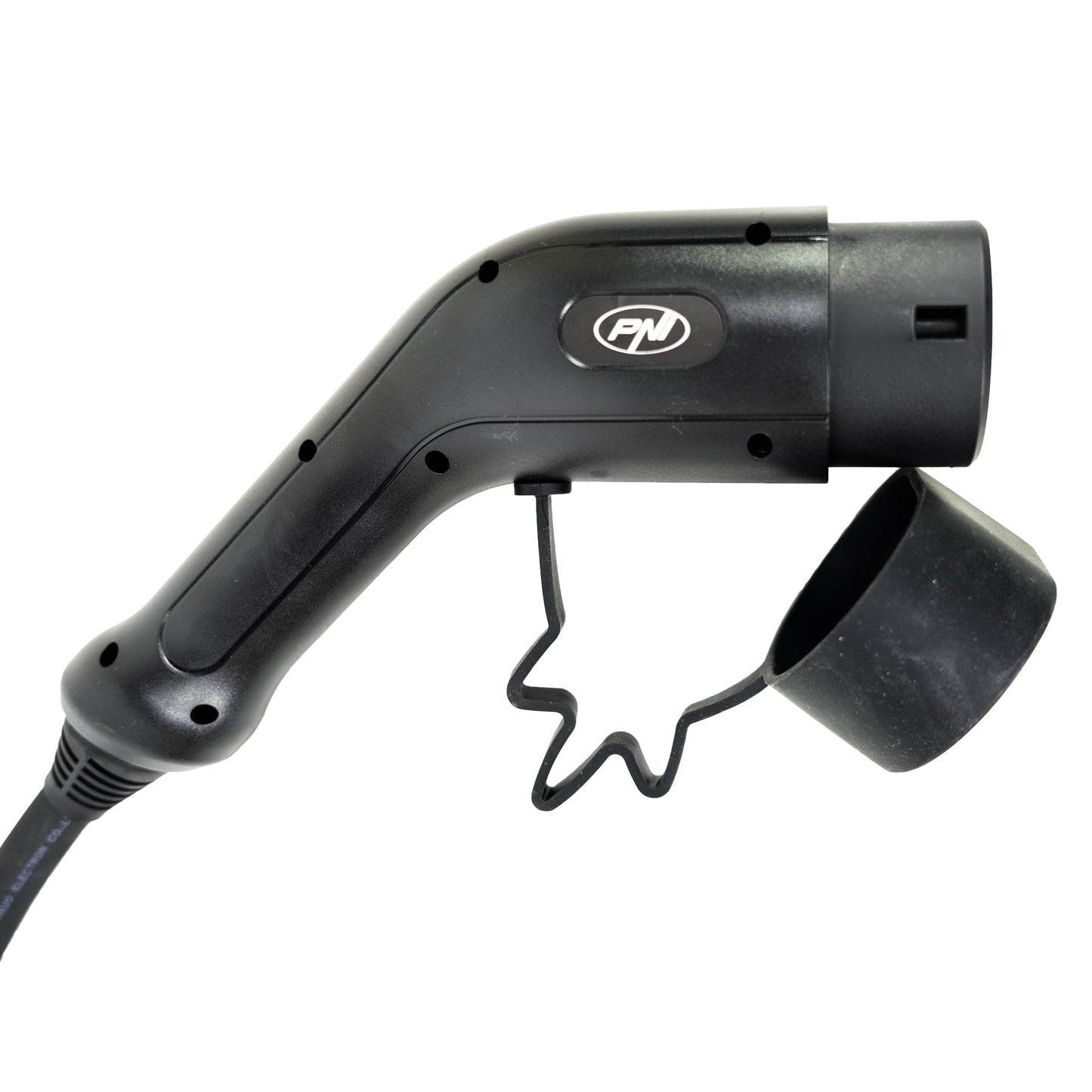 Statie de incarcare PNI KW11 16A, 11KW, pentru masini electrice, 85V - 415V, trifazat, cablu Type2 cu 7 pini, ecran 3.5 inch, cu Bluetooth, control din aplicatie, activare incarcare prin aplicatie si card RFID, IP55