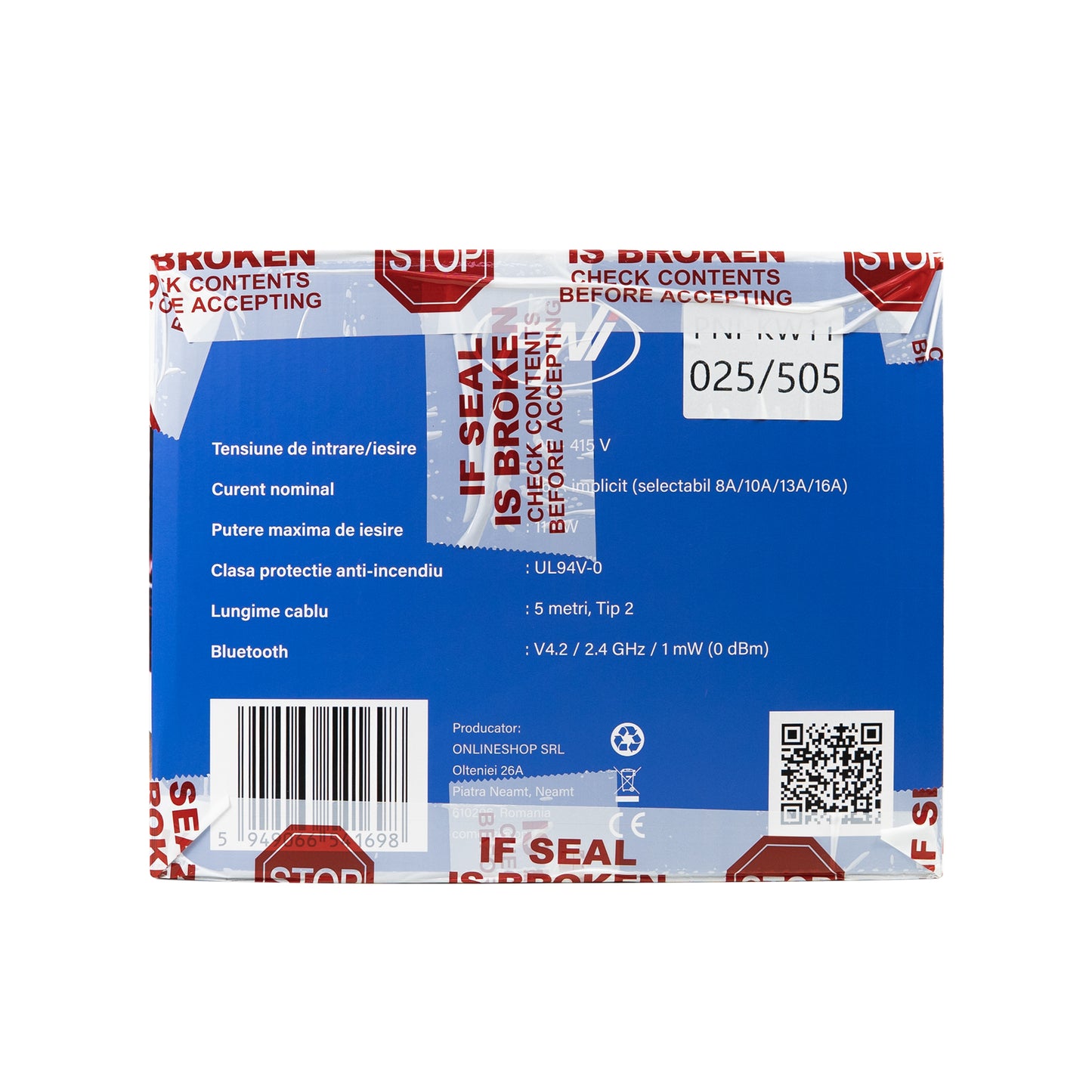 Statie de incarcare PNI KW11 16A, 11KW, pentru masini electrice, 85V - 415V, trifazat, cablu Type2 cu 7 pini, ecran 3.5 inch, cu Bluetooth, control din aplicatie, activare incarcare prin aplicatie si card RFID, IP55