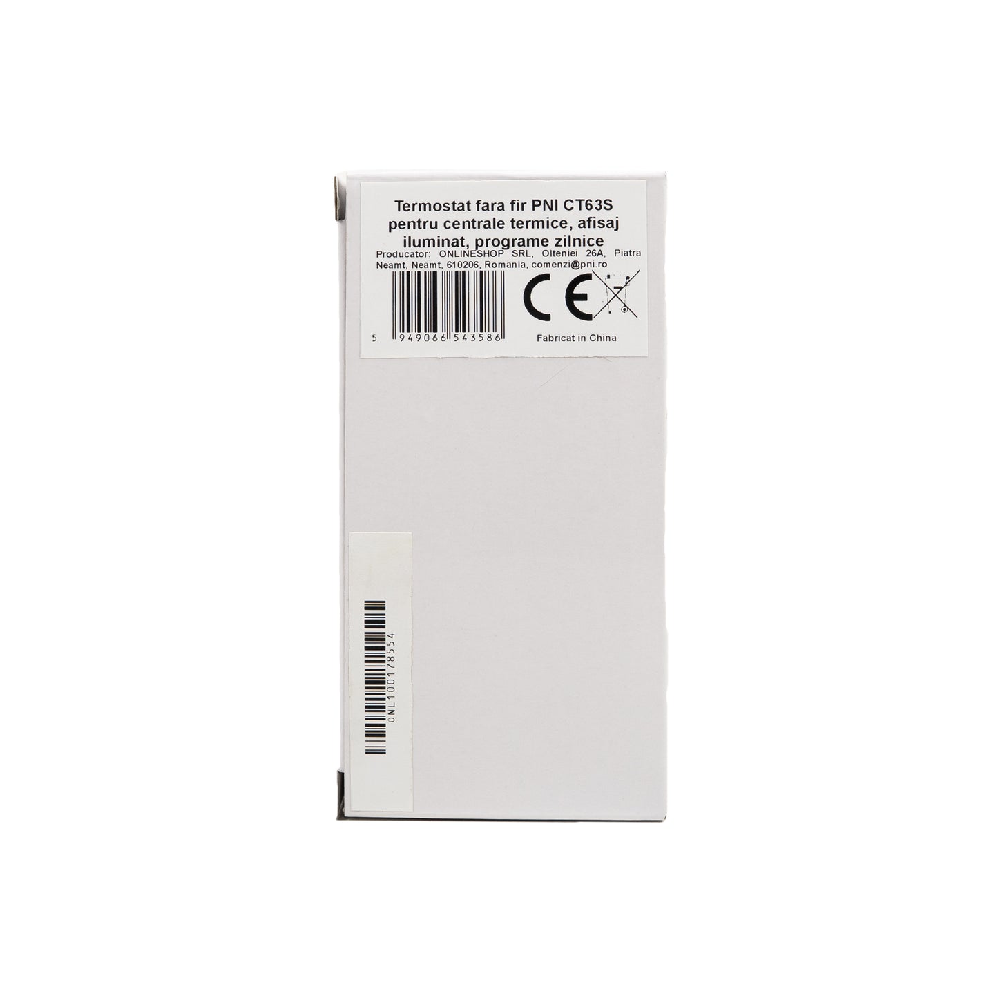 Termostat fara fir PNI CT63S pentru centrale termice, afisaj iluminat, programe zilnice