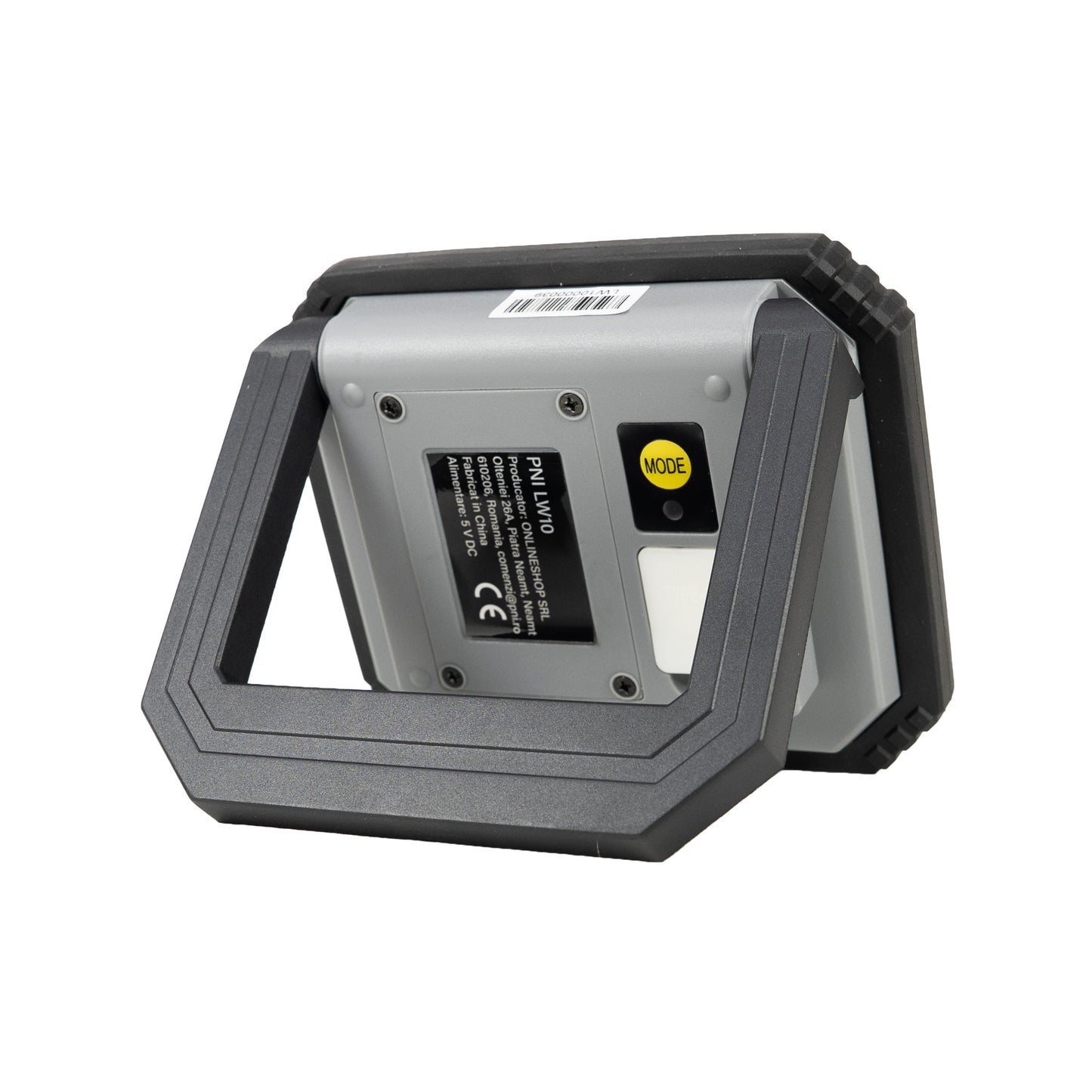 Lampa LED de lucru PNI LW10 10W, portabila, reincarcabila, cu acumulator 2 x 18650 4000mAh, 6500K, IP54, 700 lm, 2 niveluri luminozitate