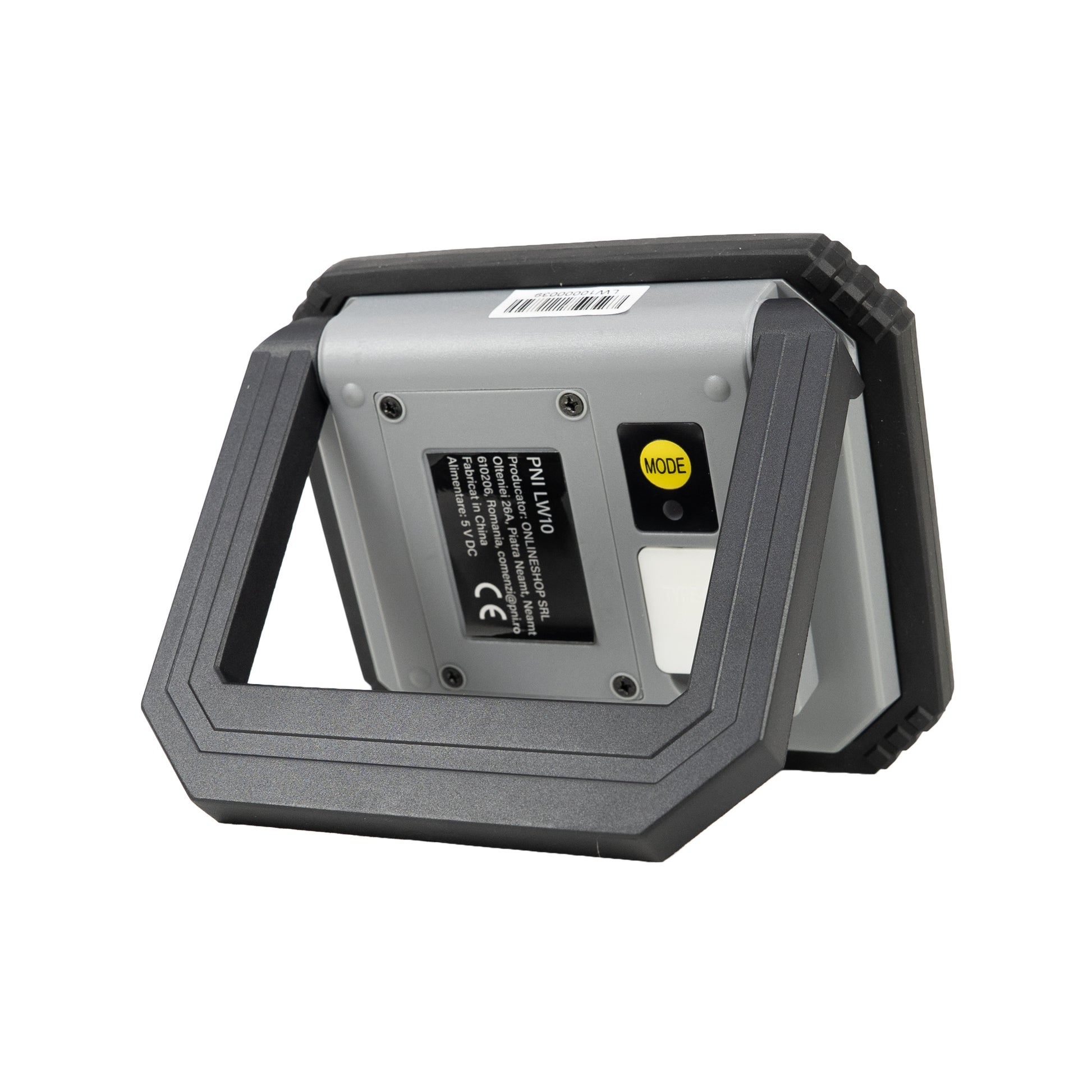 Lampa LED de lucru PNI LW10 10W, portabila, reincarcabila, cu acumulator 2 x 18650 4000mAh, 6500K, IP54, 700 lm, 2 niveluri luminozitate