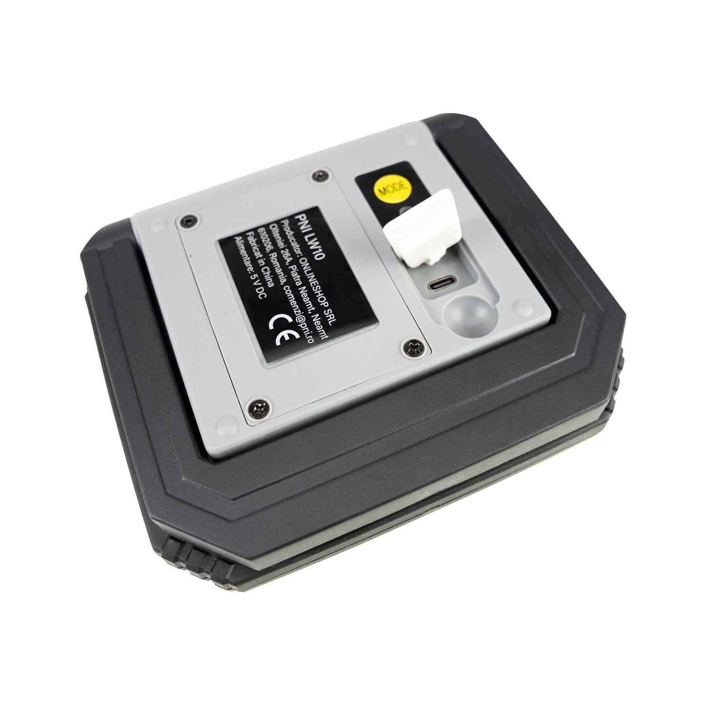 Lampa LED de lucru PNI LW10 10W, portabila, reincarcabila, cu acumulator 2 x 18650 4000mAh, 6500K, IP54, 700 lm, 2 niveluri luminozitate