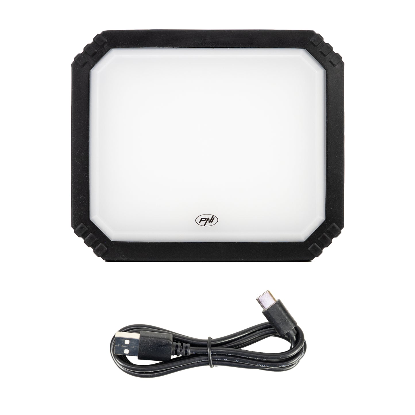 Lampa LED de lucru PNI LW10 10W, portabila, reincarcabila, cu acumulator 2 x 18650 4000mAh, 6500K, IP54, 700 lm, 2 niveluri luminozitate