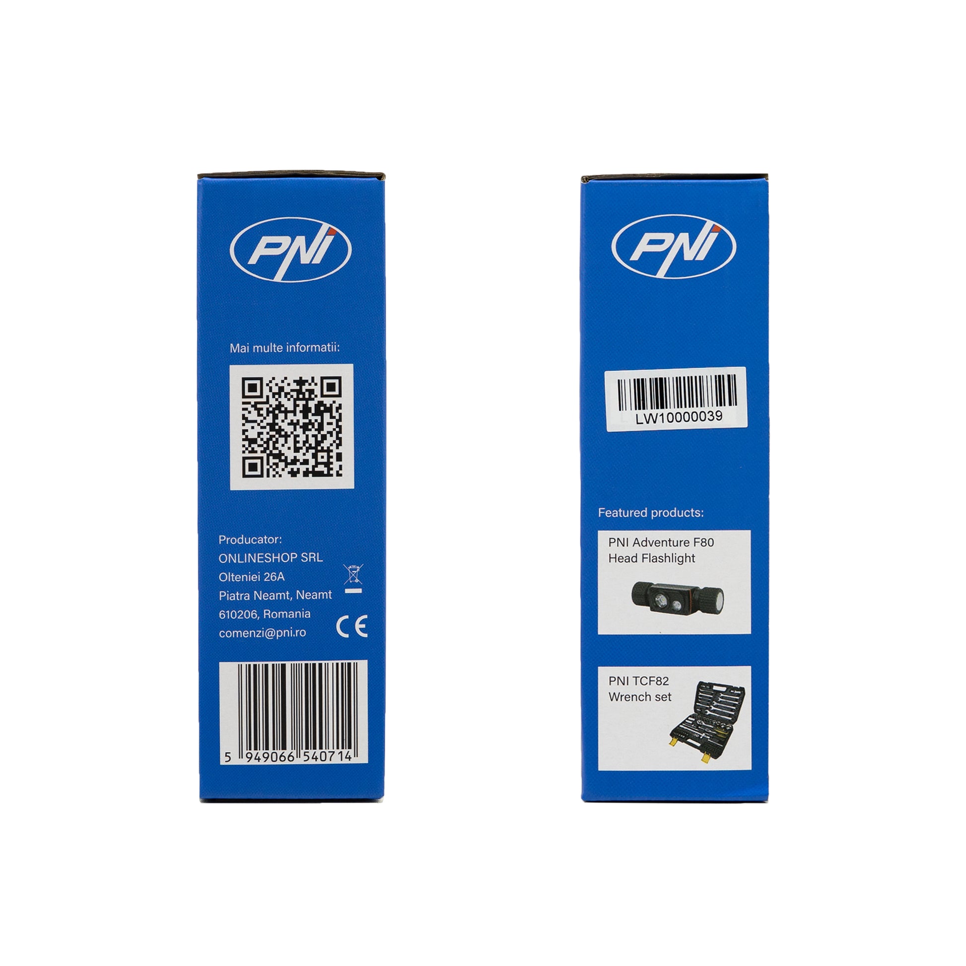 Lampa LED de lucru PNI LW10 10W, portabila, reincarcabila, cu acumulator 2 x 18650 4000mAh, 6500K, IP54, 700 lm, 2 niveluri luminozitate