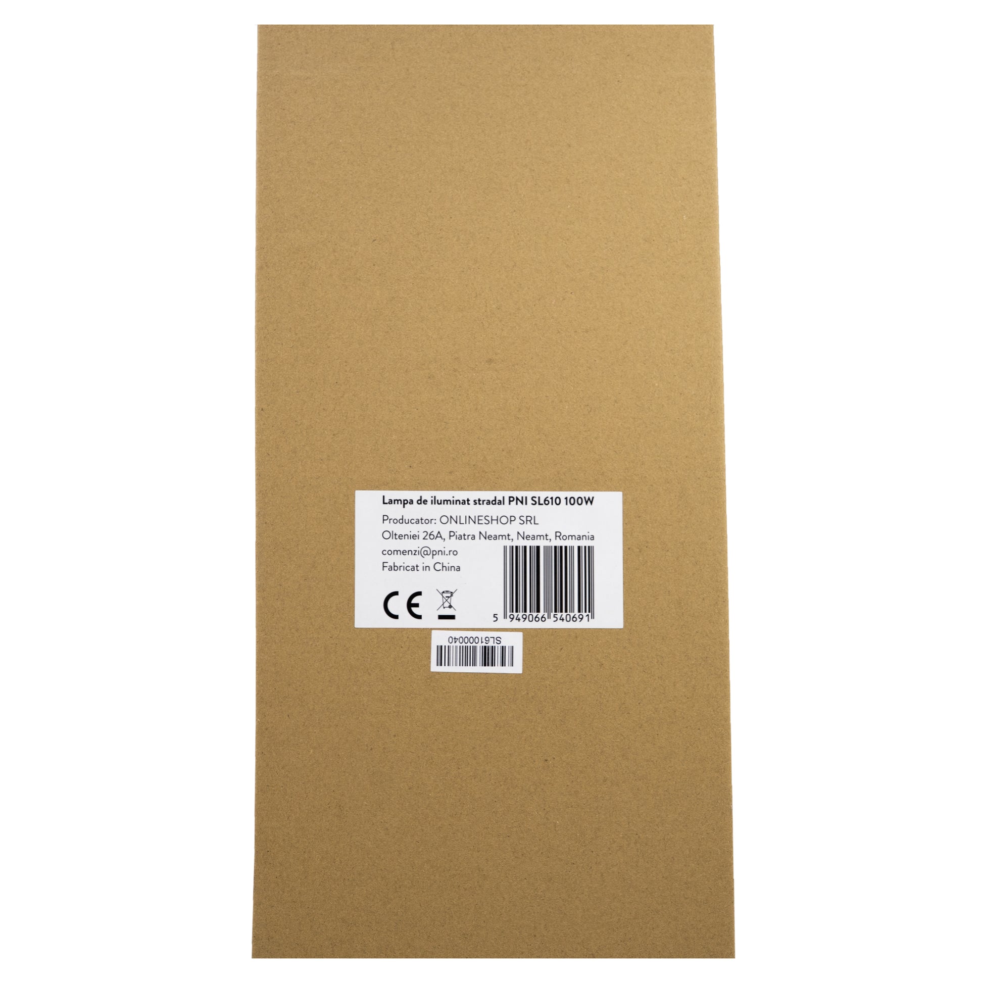 Lampa de iluminat stradal PNI SL610 100W, 12000lm, 6500K, 230V