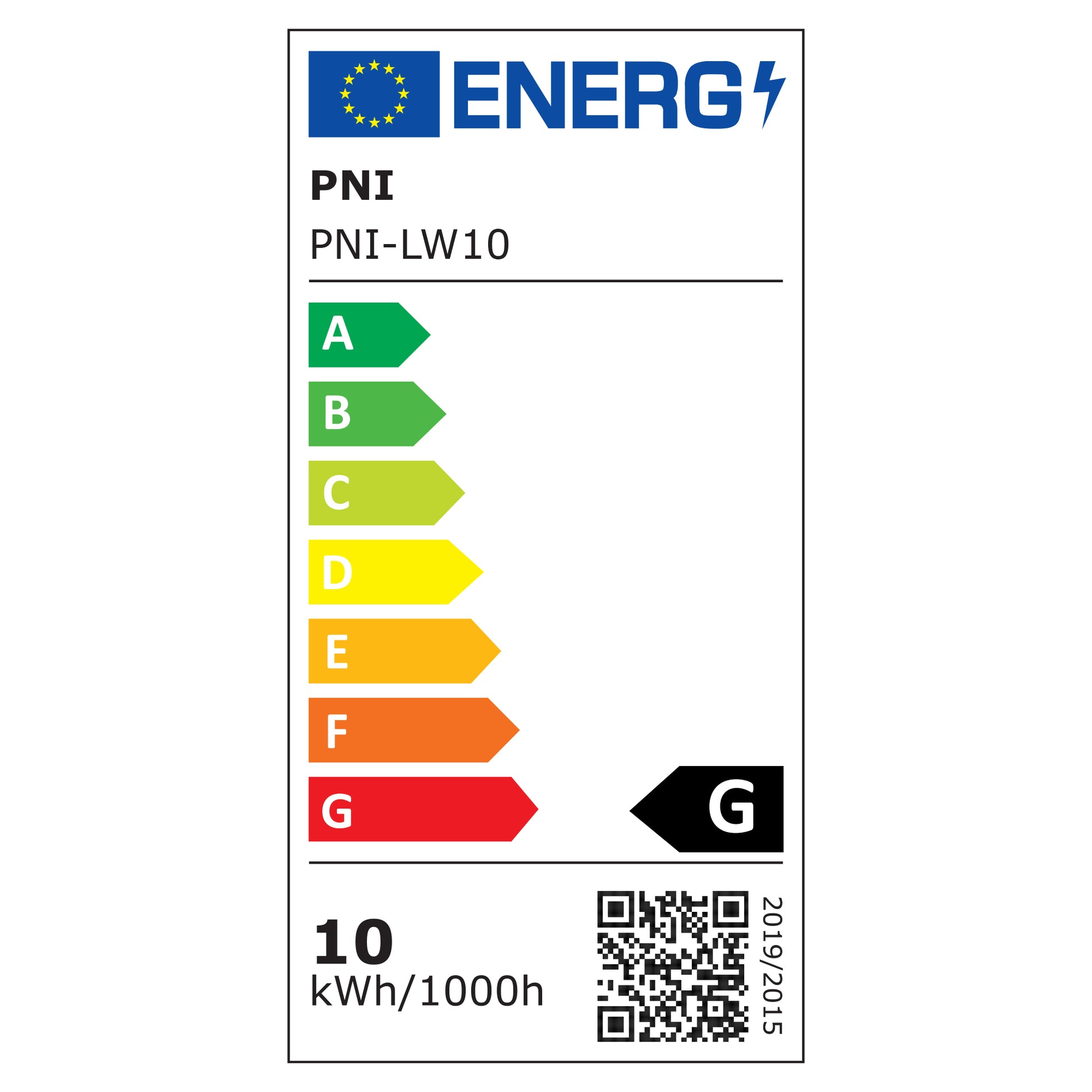 Lampa LED de lucru PNI LW10 10W, portabila, reincarcabila, cu acumulator 2 x 18650 4000mAh, 6500K, IP54, 700 lm, 2 niveluri luminozitate