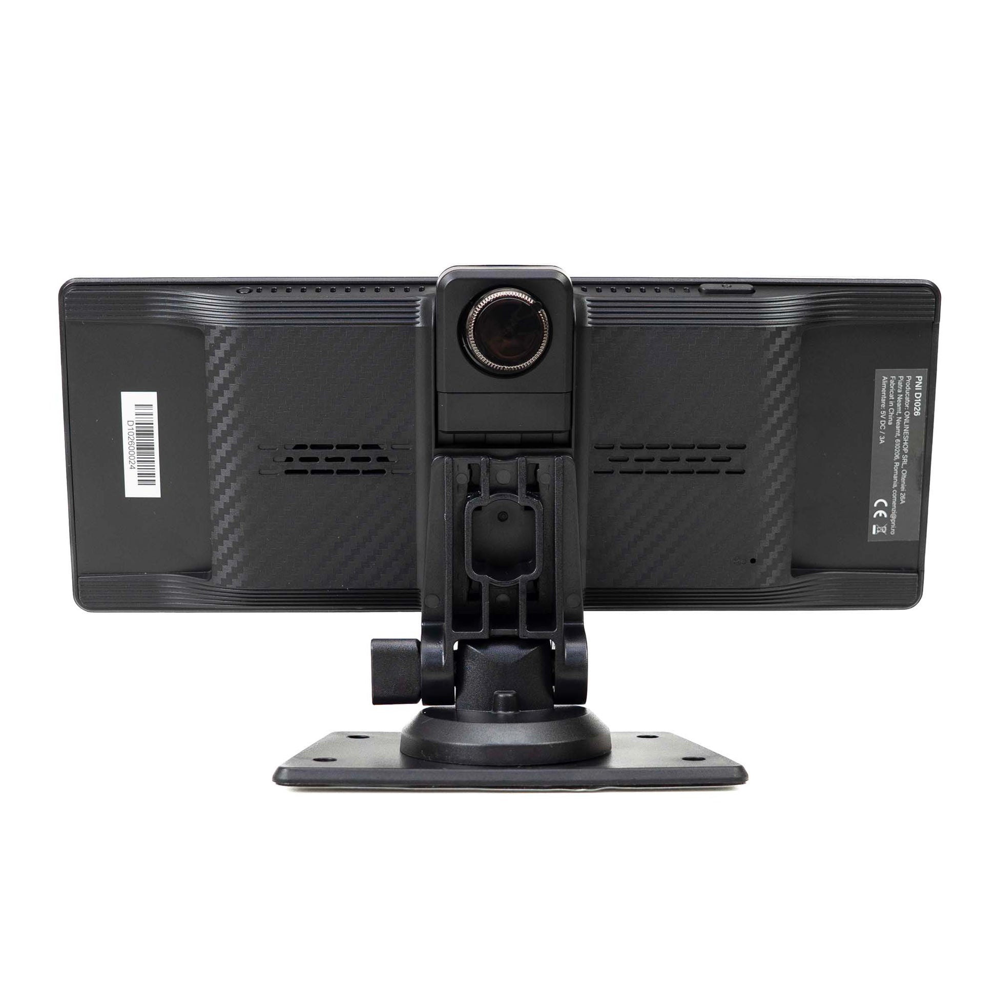 Monitor auto cu DVR PNI D1026 10.26 inch, wireless Carplay, navigatie, muzica, handsfree, bluetooth, FM transmitter