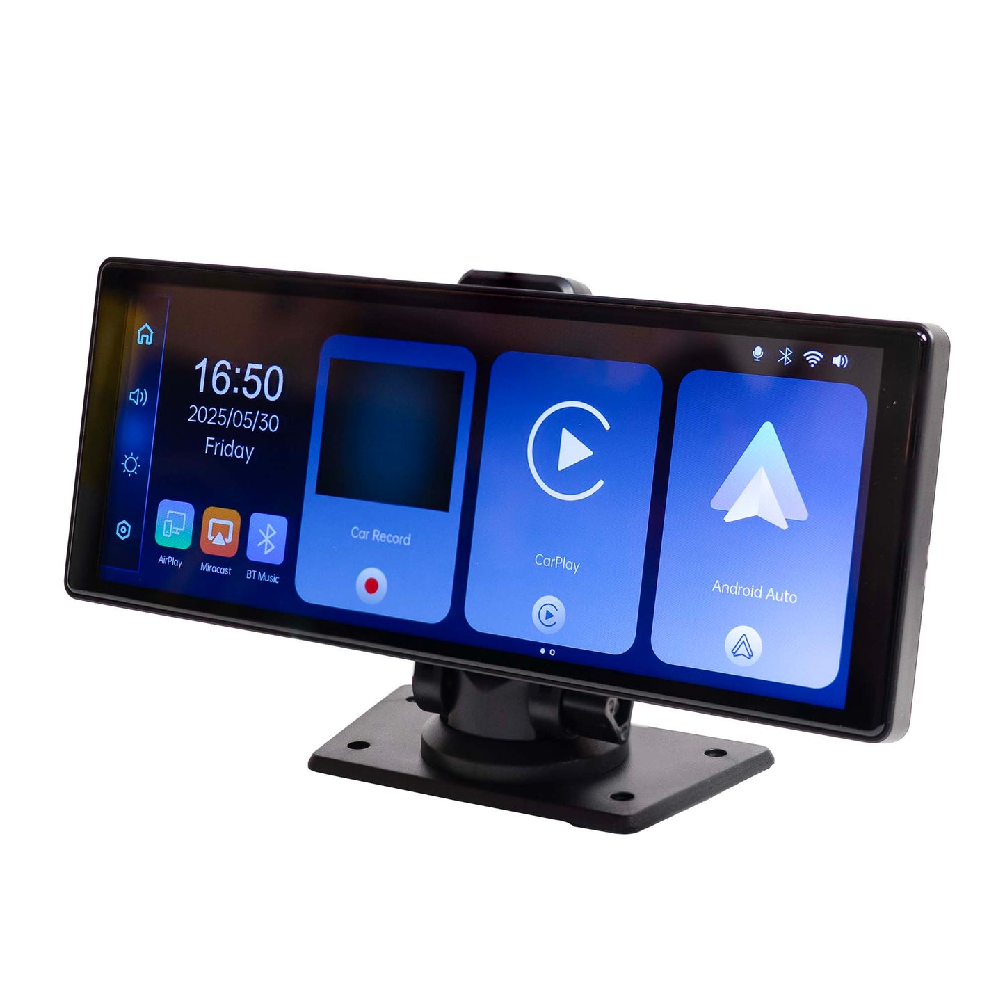 Monitor auto cu DVR PNI D1026 10.26 inch, wireless Carplay, navigatie, muzica, handsfree, bluetooth, FM transmitter