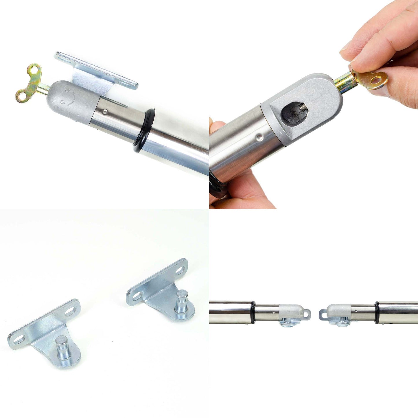 Kit automatizare porti batante PNI MAB300, cu 2 motoare 40W, telecomenzi si panou de control, fotocelule si lampa, lungime poarta 2 x 2.5m max, greutate poarta 200Kg