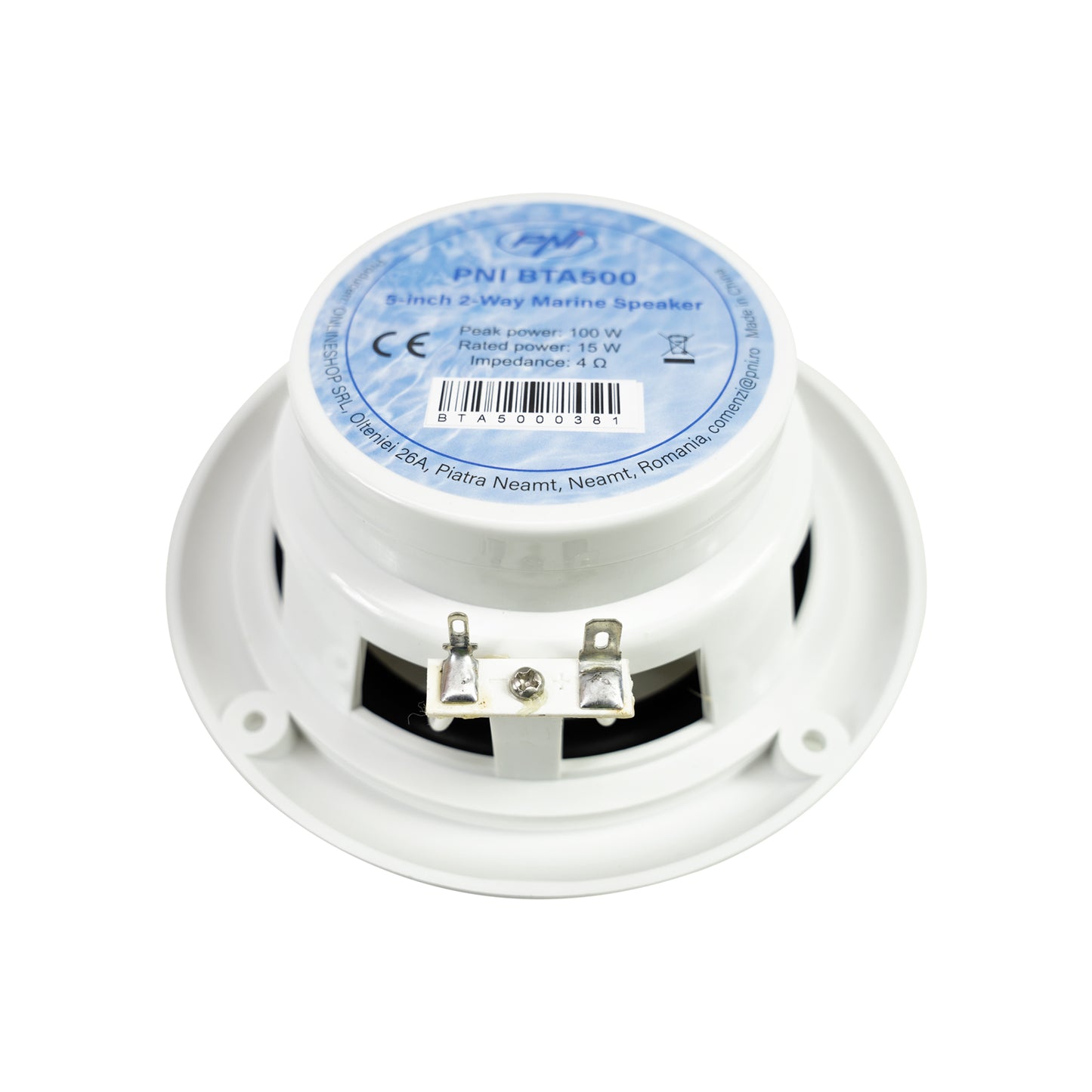 Difuzoare coaxiale pentru barci PNI BTA500 100W, 12.7 cm, set 2 buc