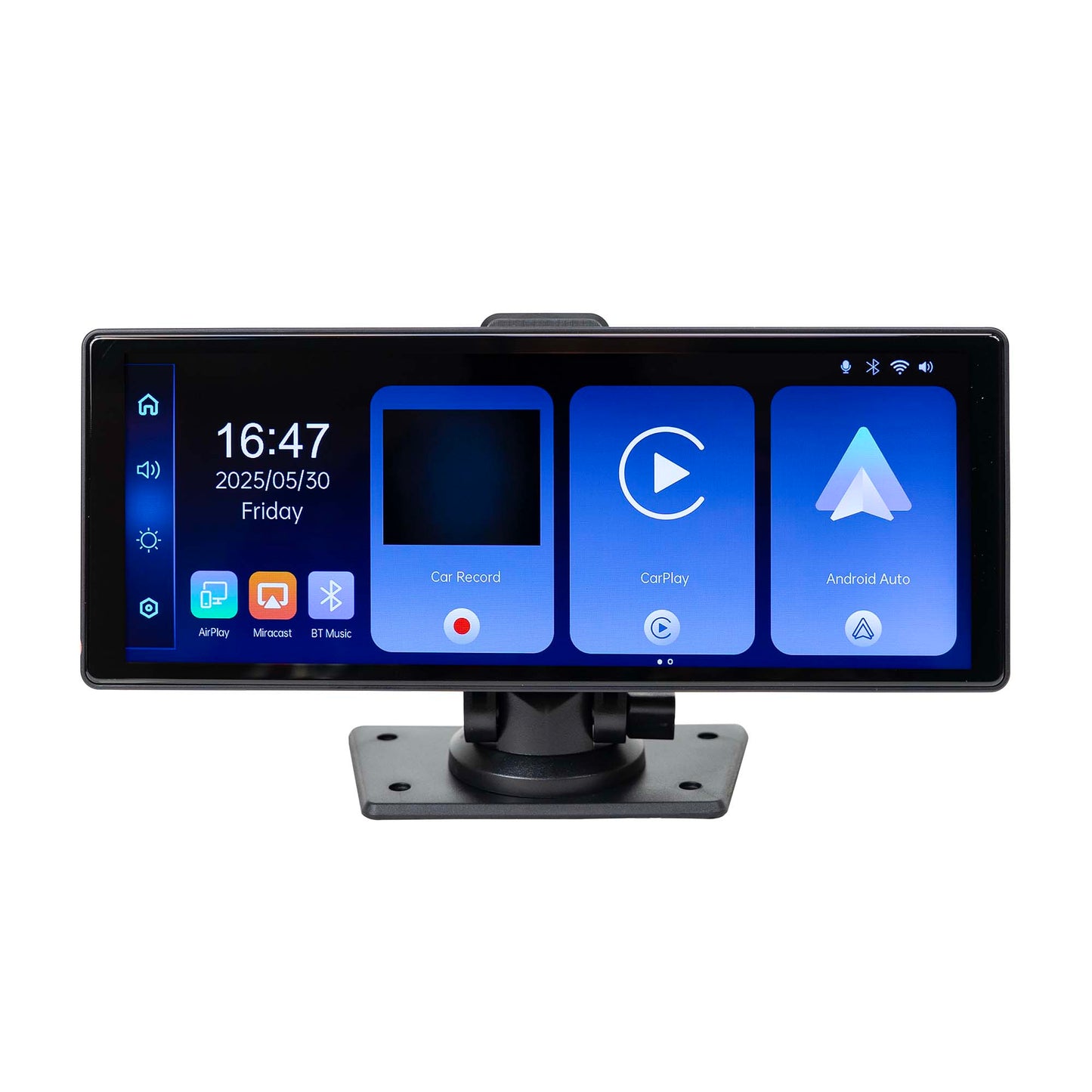 Monitor auto PNI L1026 10.26 inch, wireless Carplay, navigatie, muzica, handsfree, bluetooth, FM transmitter