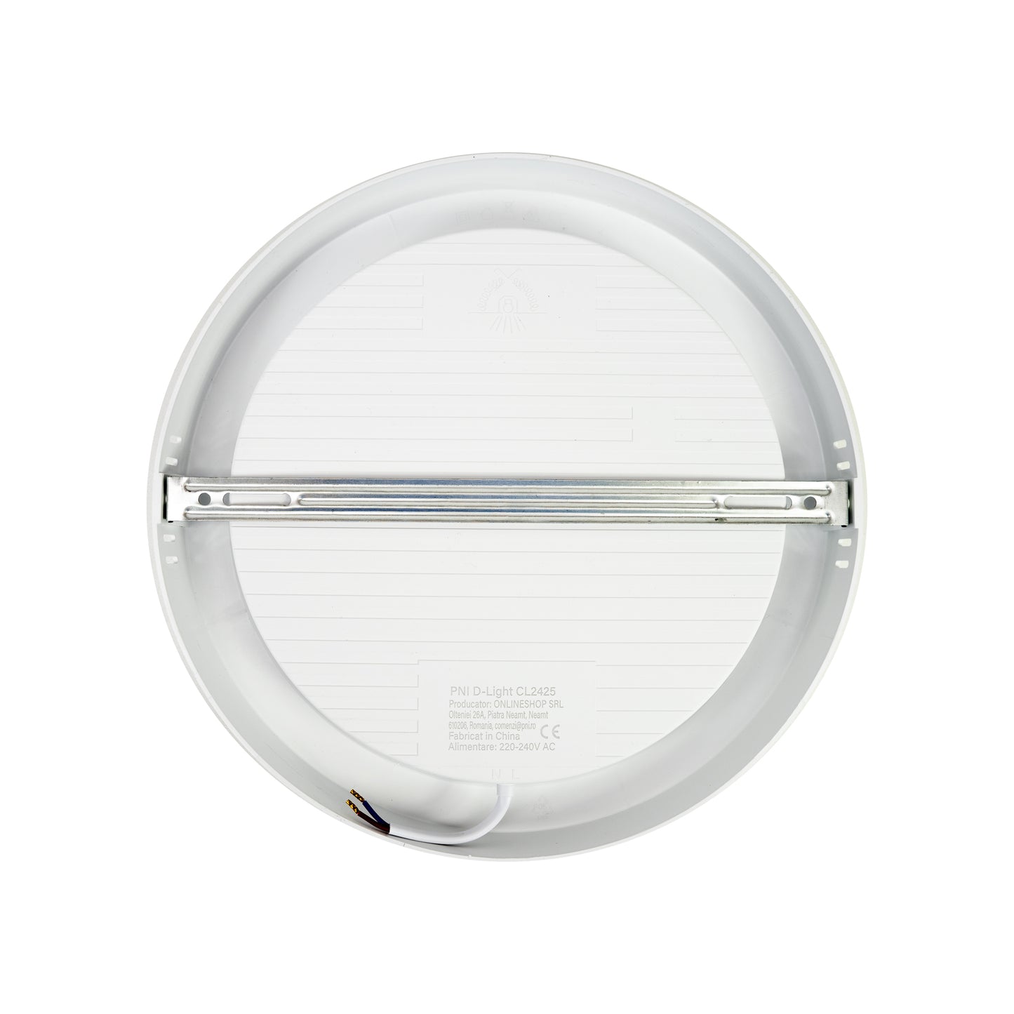 Plafoniera LED PNI D-Light CL2425 24W, rotunda 29 cm, 4200K, alimentare 230V, 2640 lm, alb neutru