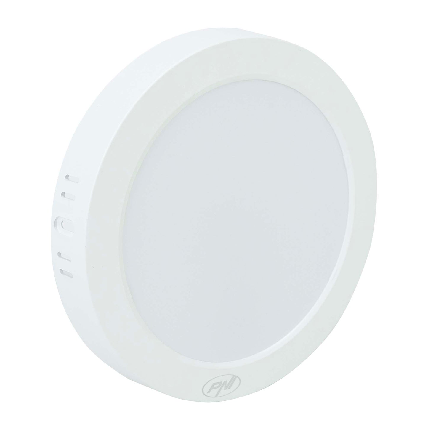 Plafoniera LED PNI D-Light CL2418 18W, rotunda 21.7 cm, 6400K, 230V, 1980 lm, alb rece
