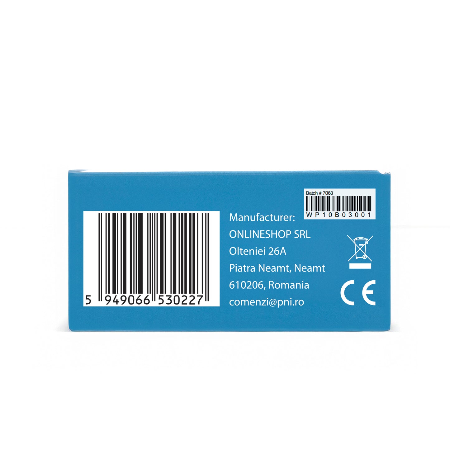 Priza simpla incastrabila PNI WP101B, cu rama din sticla, 16A, 3700W, 230V, negru