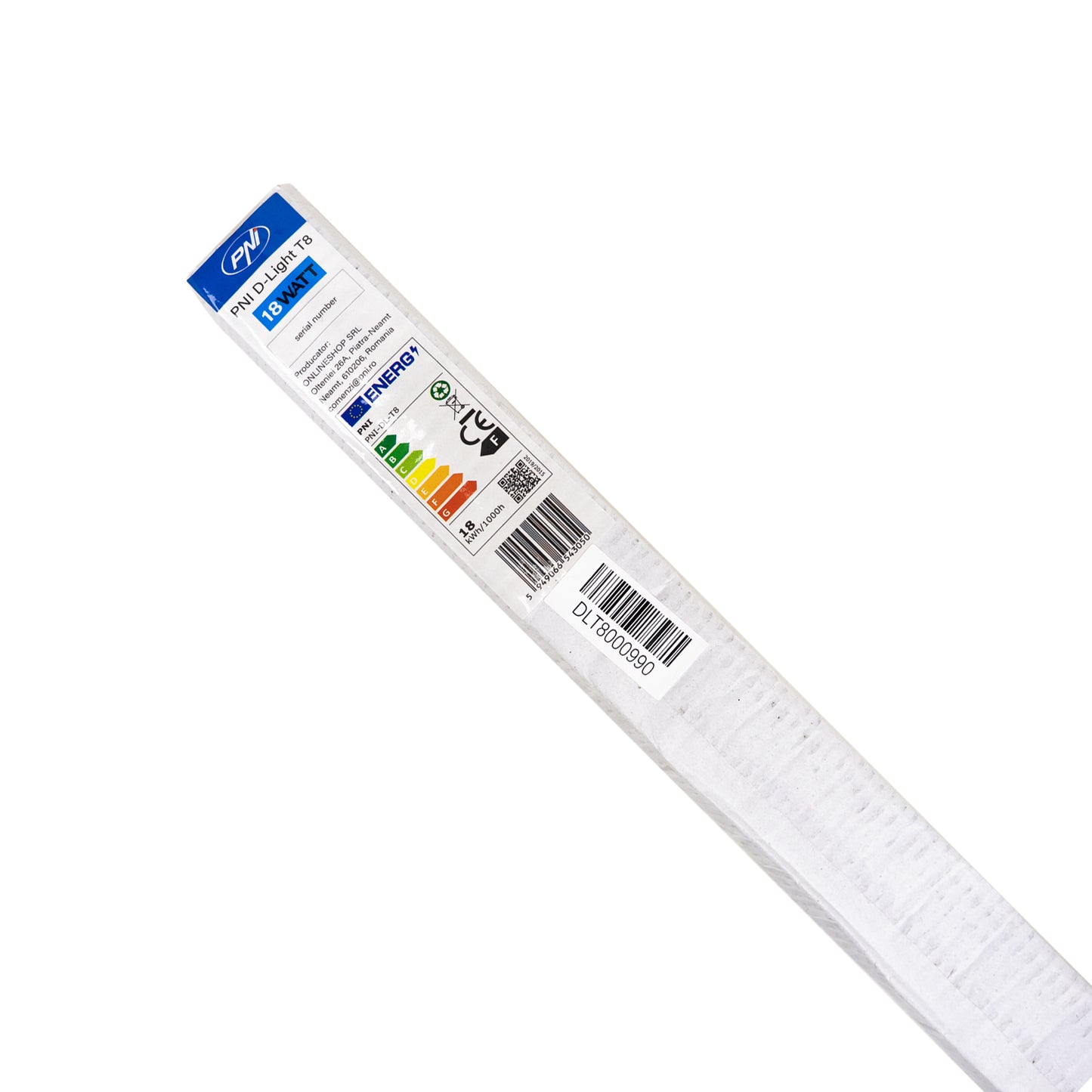 Tub LED PNI D-Light T8 18W din sticla lungime 120cm 1850lm, 6400K, alb rece, IP65
