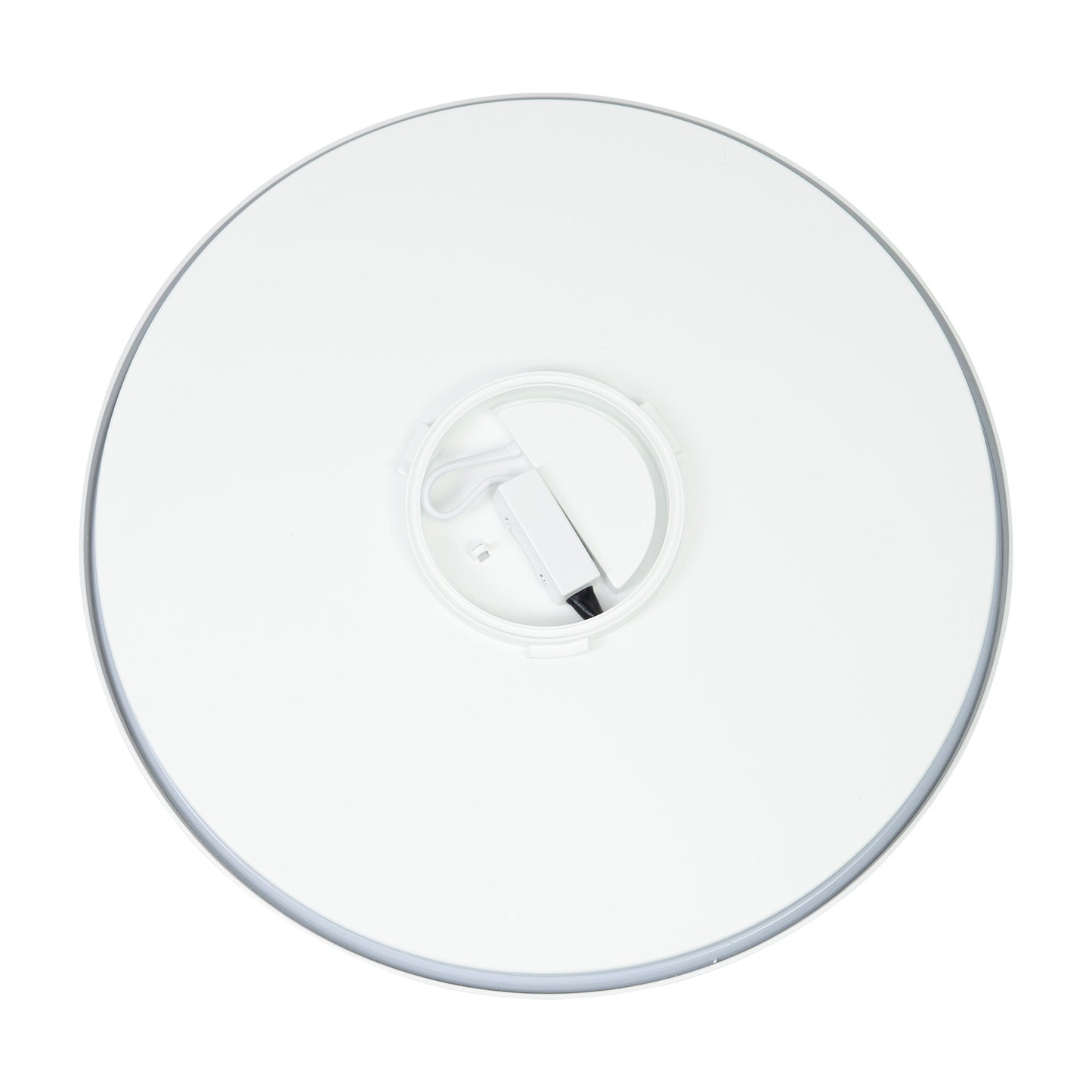 Plafoniera LED PNI D-Light CL2436T Wi-Fi, RGBW, 36W, dimabila, rotunda 41 cm, 3000K-6500K, alimentare 230V, 3600 lm, alb, control din Tuya app