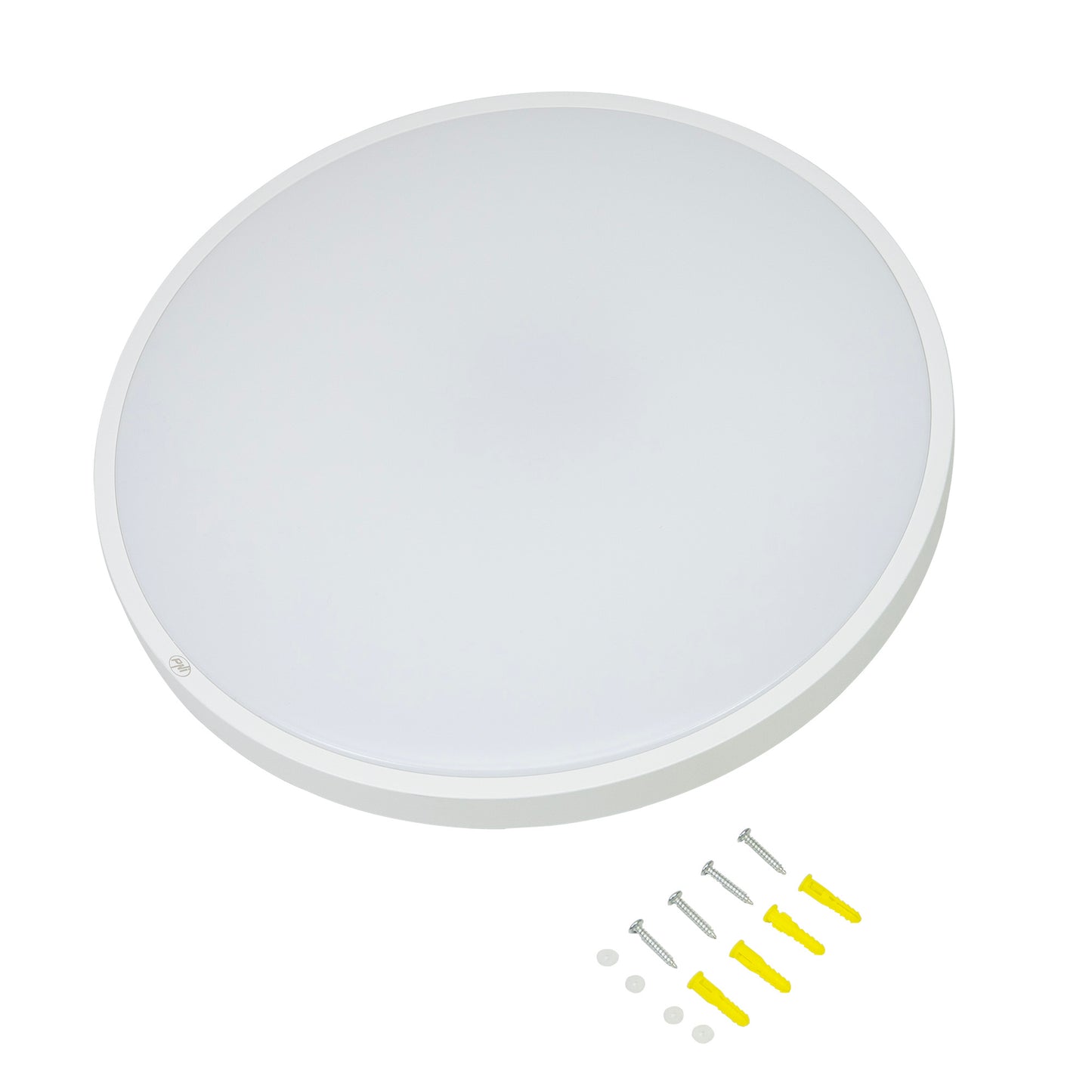 Plafoniera LED PNI D-Light CL2436T Wi-Fi, RGBW, 36W, dimabila, rotunda 41 cm, 3000K-6500K, alimentare 230V, 3600 lm, alb, control din Tuya app