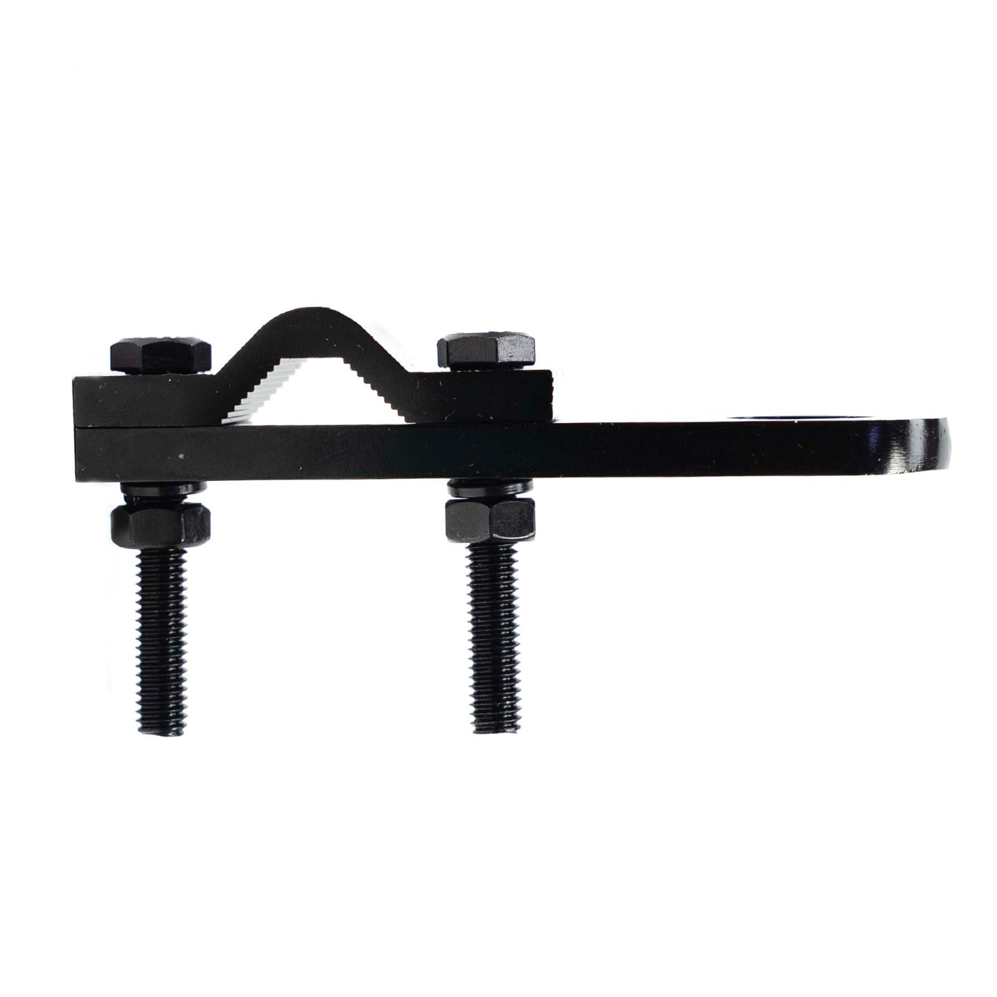 Suport din aluminiu PNI L15S pentru montaj antena radio CB, negru