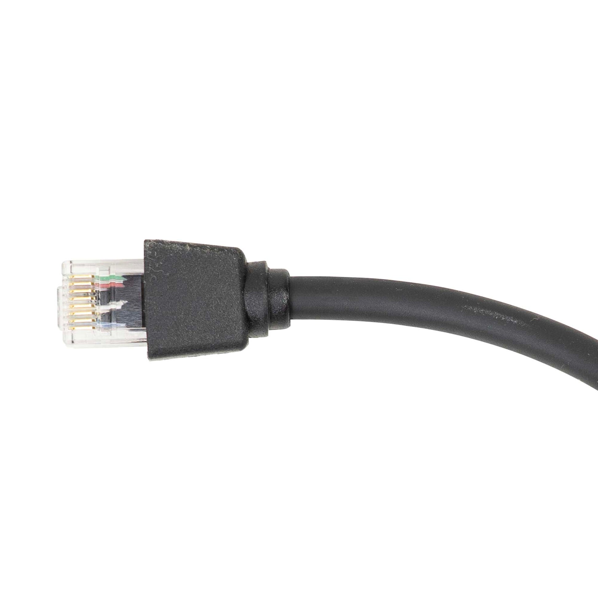 Microfon de schimb PNI MK8500 pentru statie radio CB PNI Escort HP 8500 cu mufa RJ45, negru