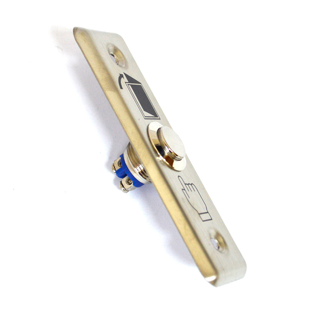 Buton de acces incastrabil SilverCloud PB303, contact iesire NO/COM, max. 12V/24V 3A, otel inoxidabil