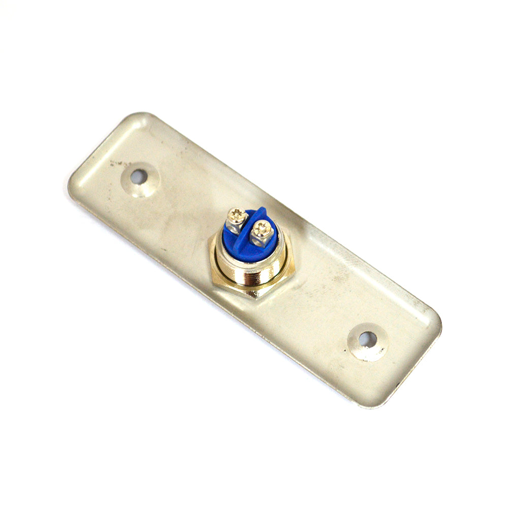 Buton de acces incastrabil SilverCloud PB303, contact iesire NO/COM, max. 12V/24V 3A, otel inoxidabil