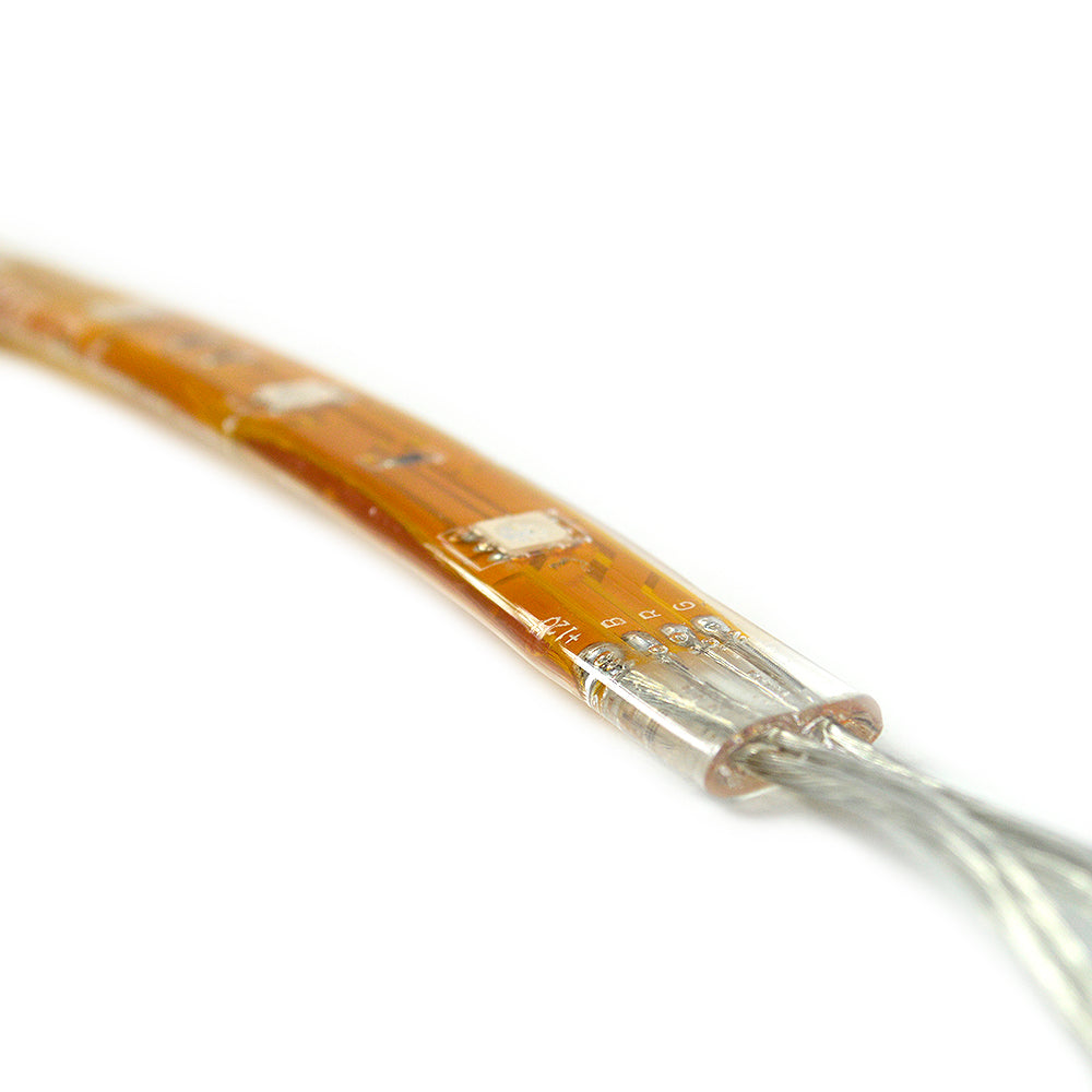 Banda LED PNI L15RGBE flexibila de exterior IP65 30 leduri/m 12V 5m