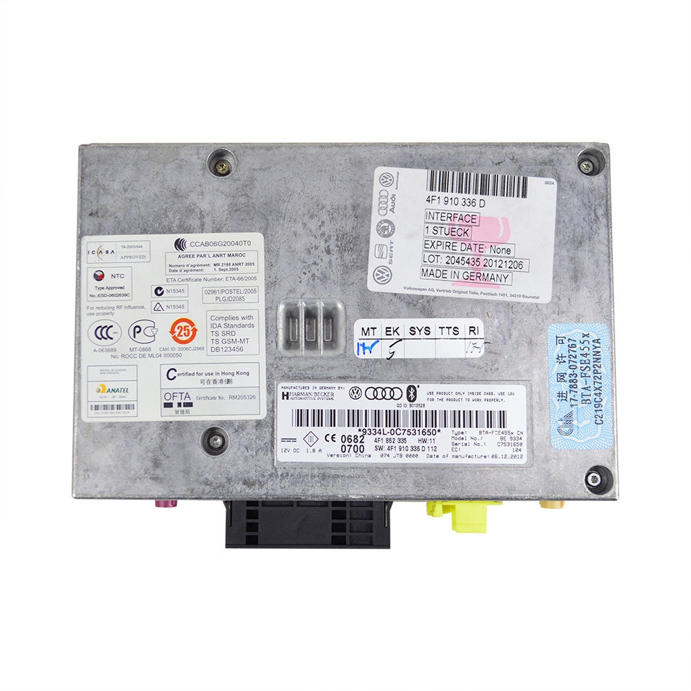 Calculator telefon pentru Audi A8 Q7 4L A6 4F 4E A4 8K A5 4F1910336D - piesa originala si NOUA.