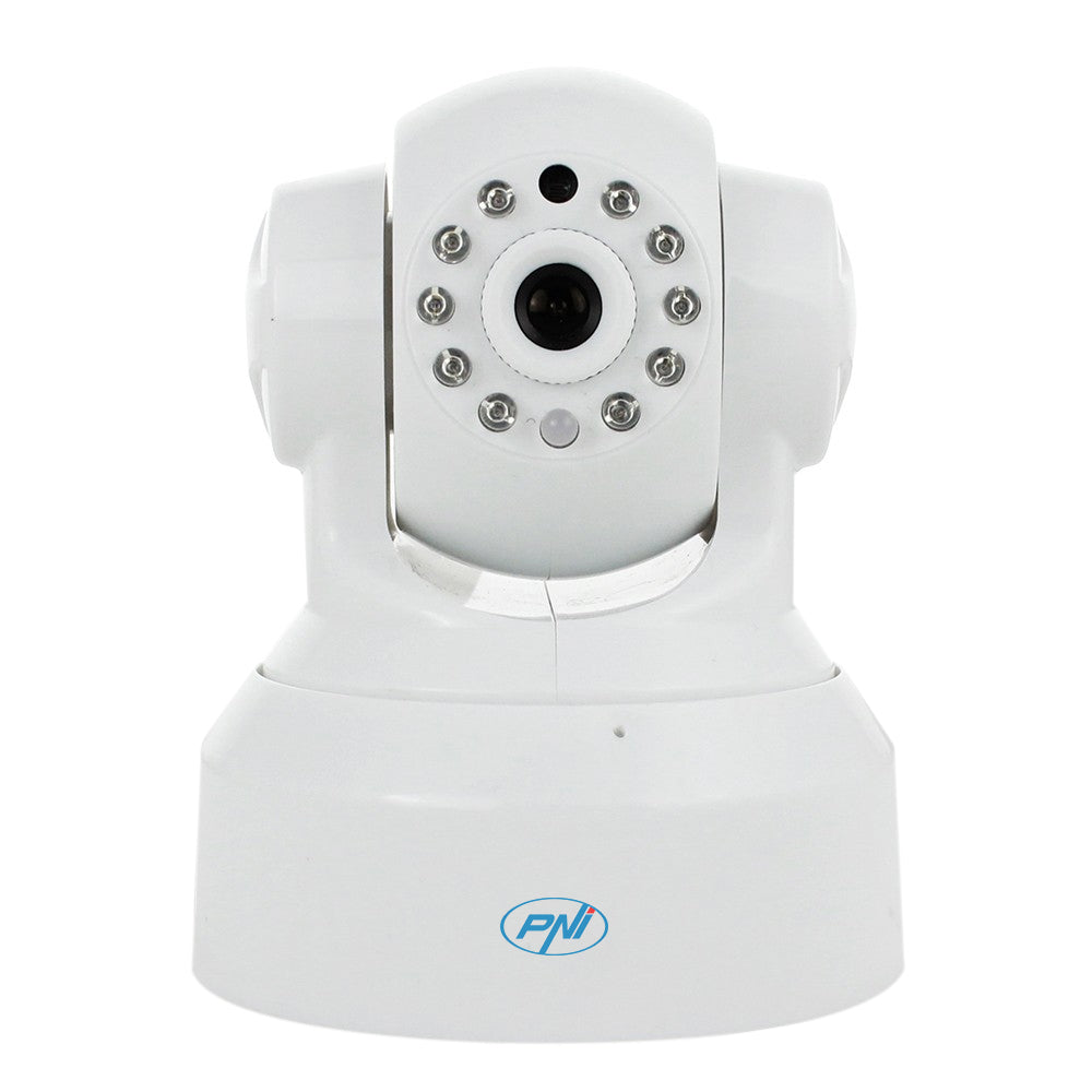 Camera supraveghere PNI SmartHome SM460 pan & tilt 720p controlabila prin internet, inregistreaza foto-video pe telefon