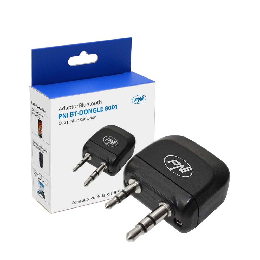 Adaptor Bluetooth PNI BT-DONGLE 8001 pentru statia radio CB PNI HP 8001L cu 2 pini mufa Kenwood