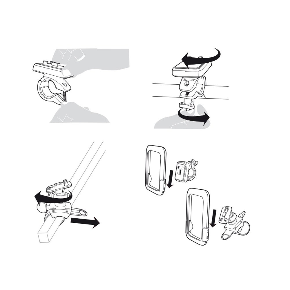 Suport de montaj moto Midland MK-HC IPHONE6 pentru iPhone 6 Cod C1216