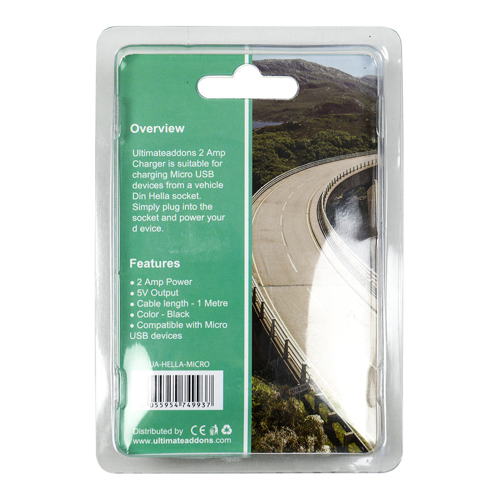 Alimentator bricheta moto Midland UA‐HELLA microUSB 2A Cod C1348