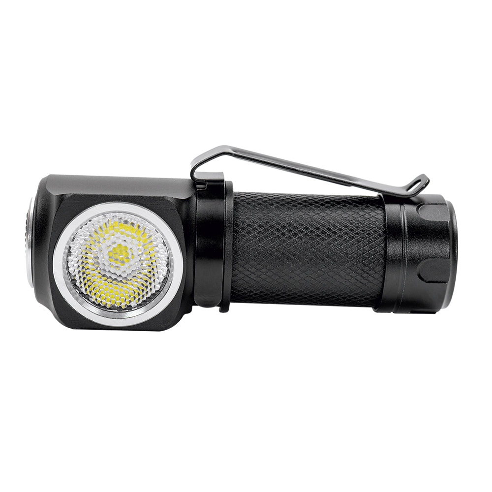 Lanterna frontala PNI Adventure F75 cu led 6W, 600 lm, din aluminiu, cu acumulator si incarcator magnetic cu USB