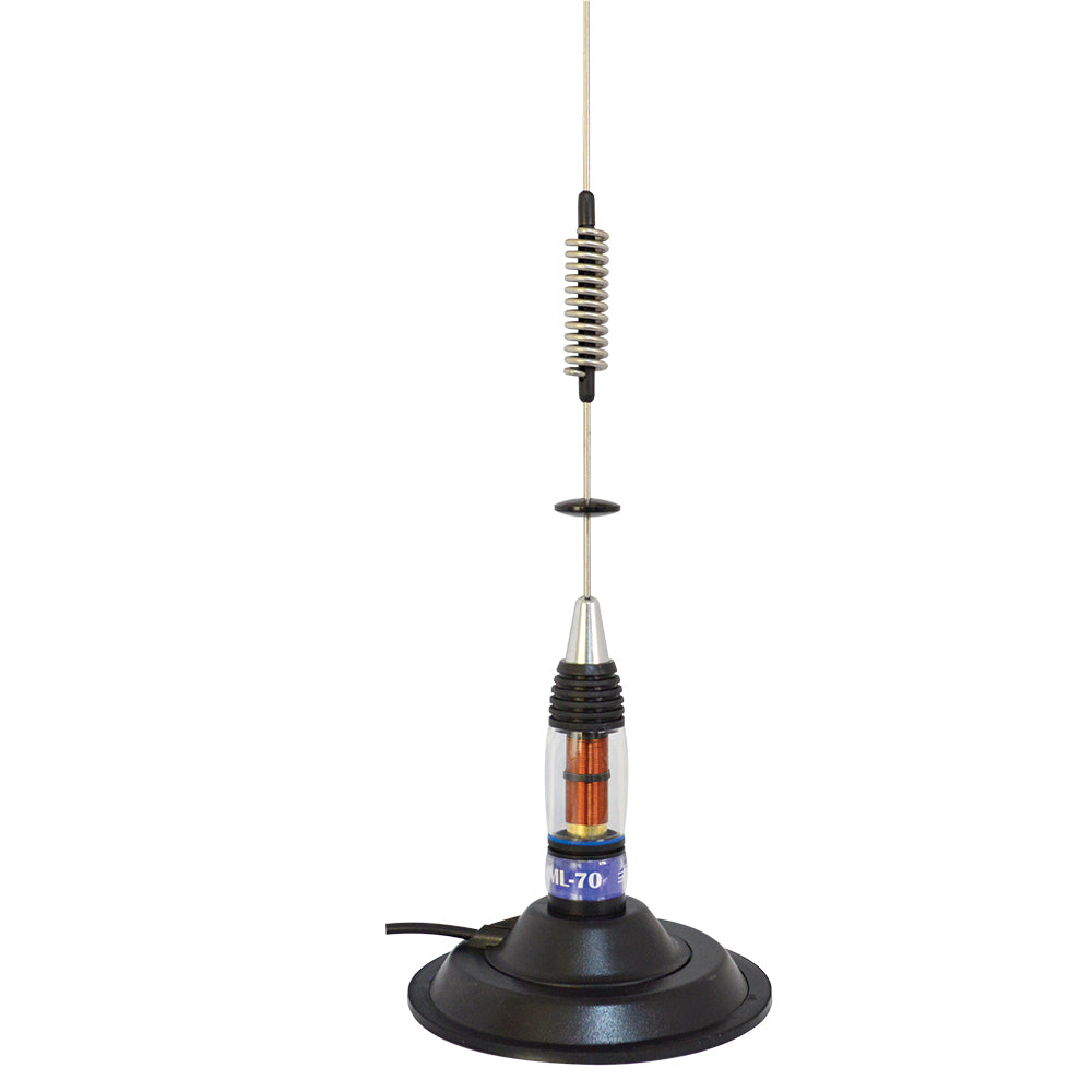 Pachet statie radio CB PNI ESCORT HP 8024 ASQ, 12-24 V, 40 canale,4W + Antena CB PNI ML70 cu magnet